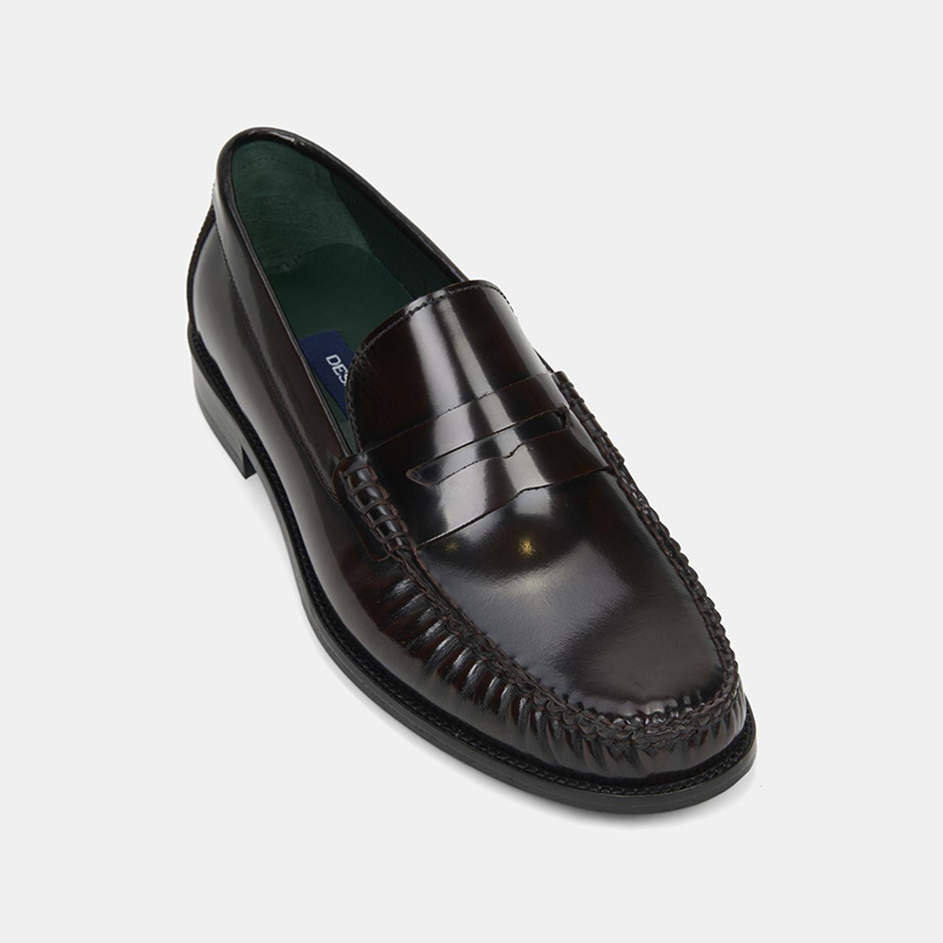 Erkek Bordo Klasik Deri Loafer