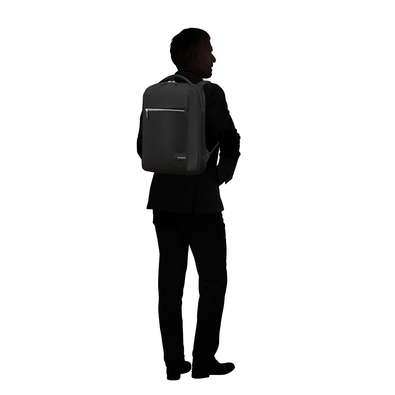 Samsonite Siyah Litepoint - Laptop Sırt Çantası 14.1"