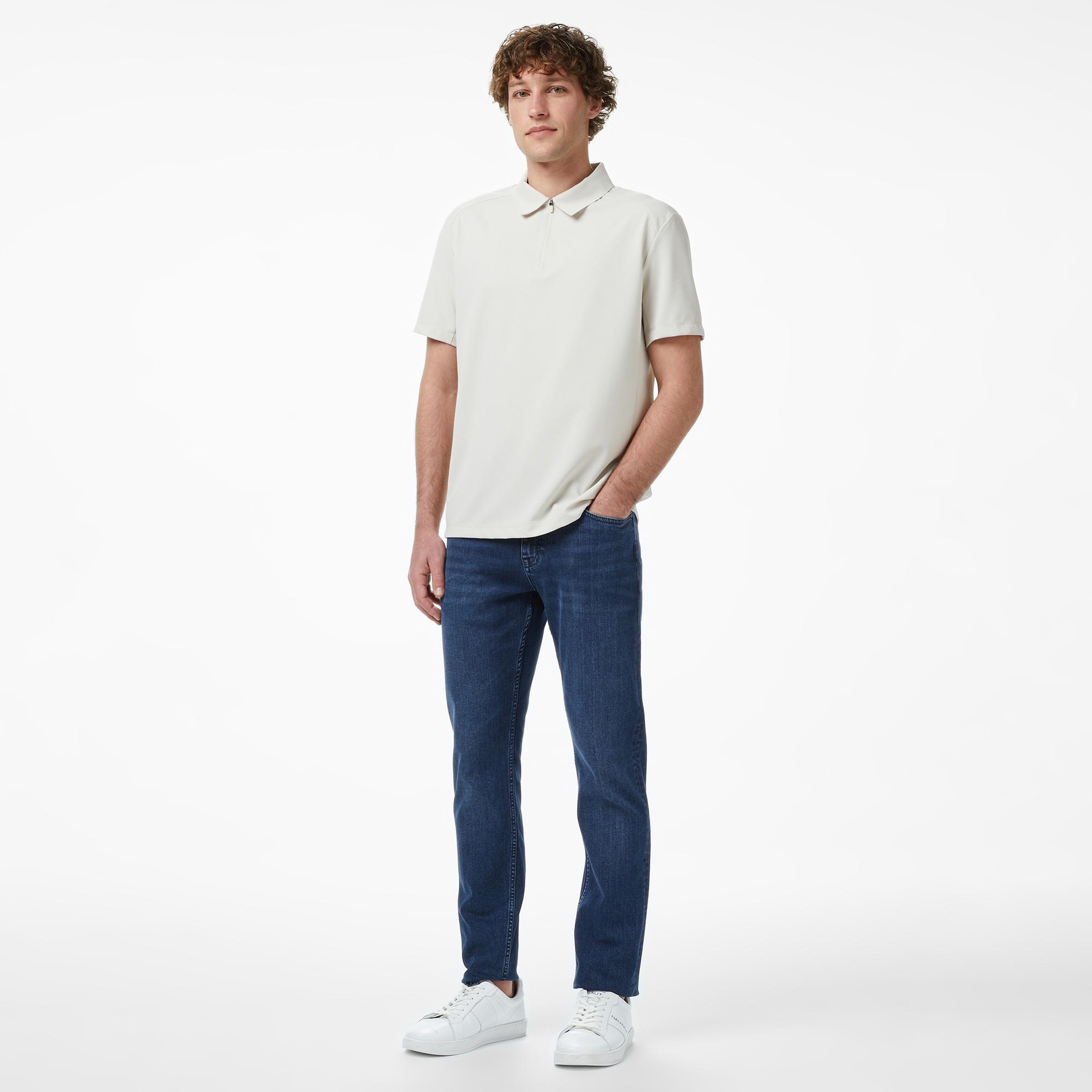 Nautica Erkek Mavi Slim Fit Denim Pantolon