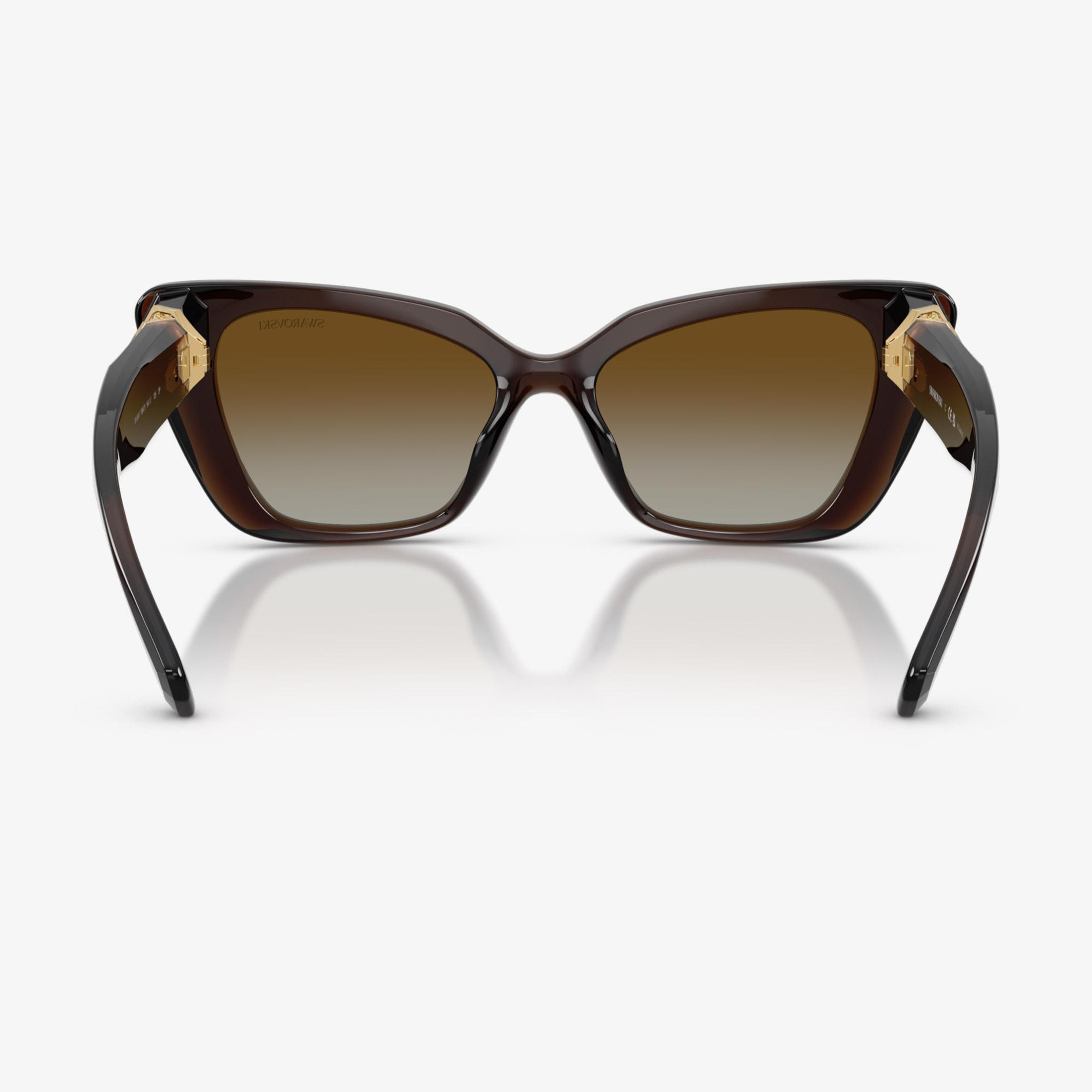 Swarovski  SK6047 Kadın Kahverengi Güneş Gözlüğü