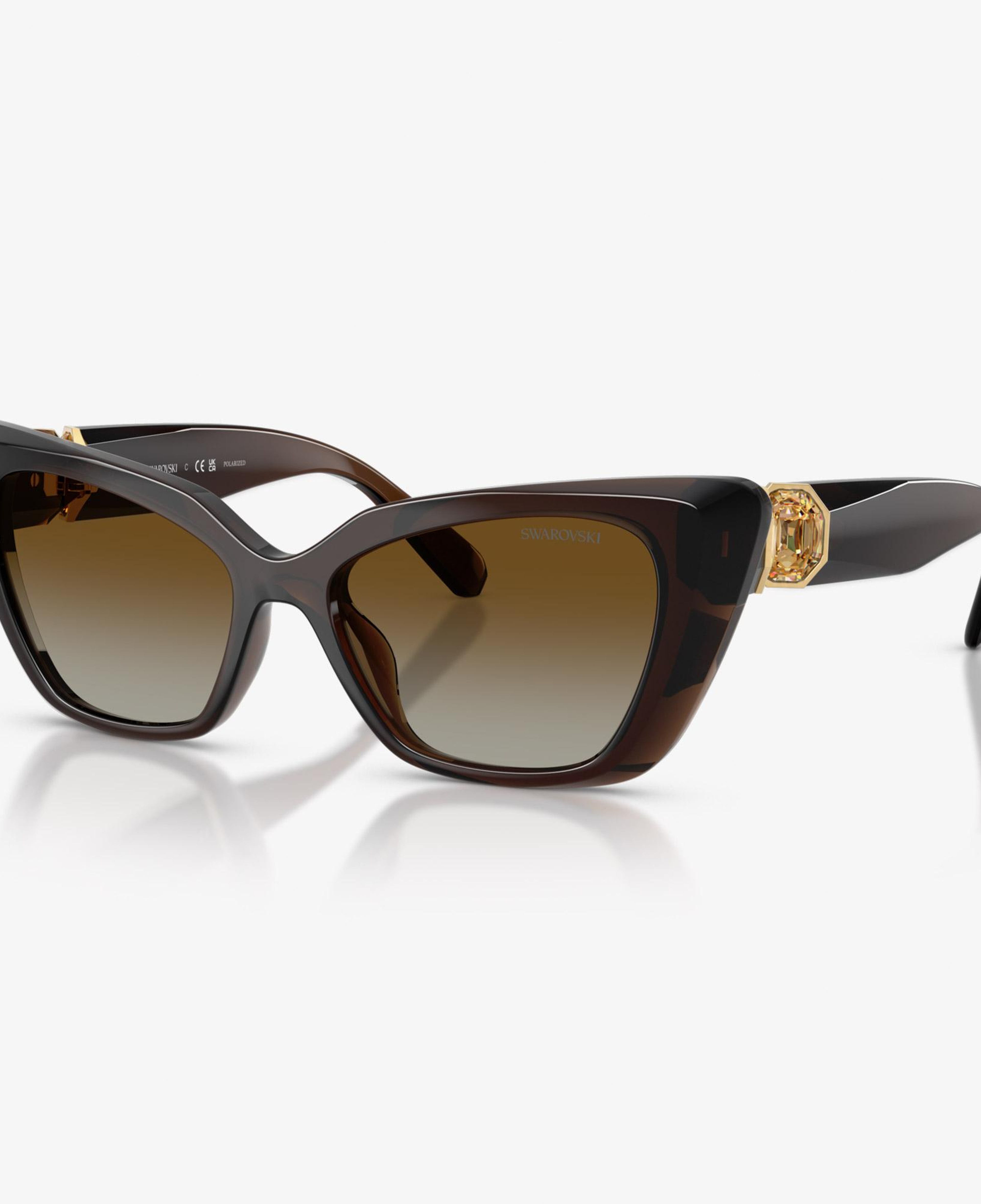 Swarovski  SK6047 Kadın Kahverengi Güneş Gözlüğü