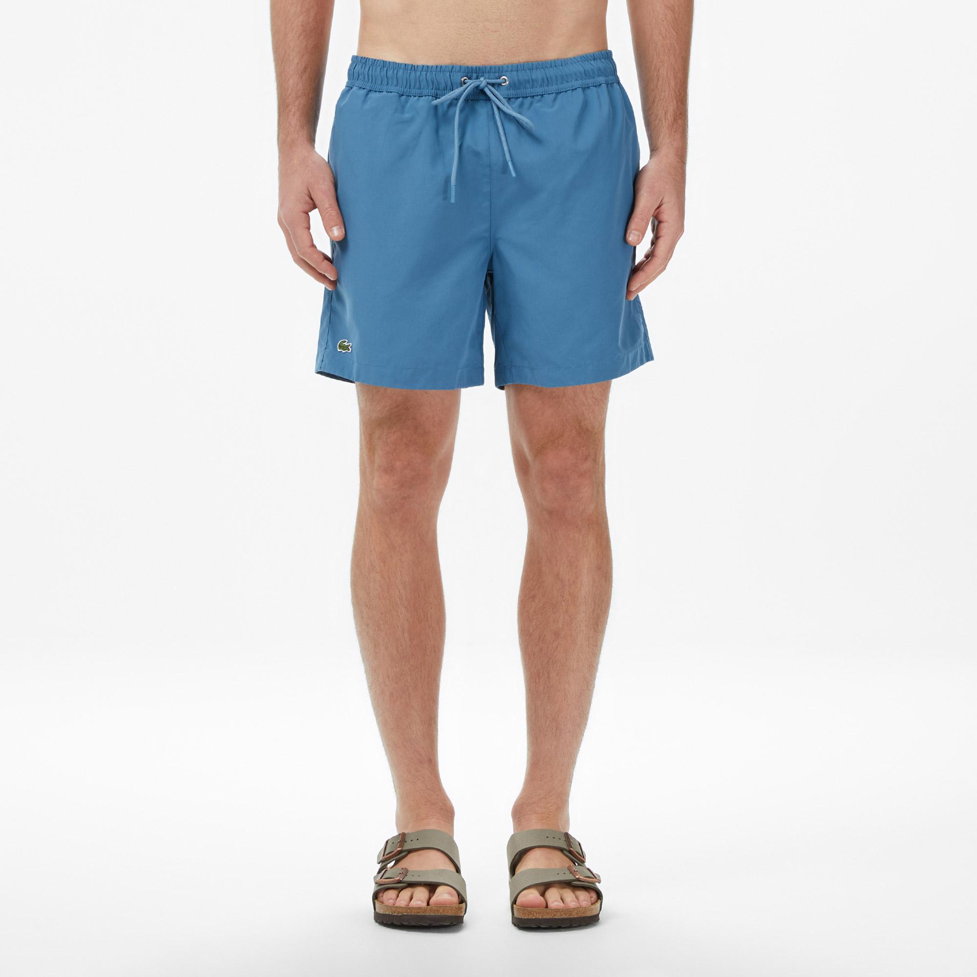 Lacoste Erkek Regular Fit Mavi Deniz Şortu