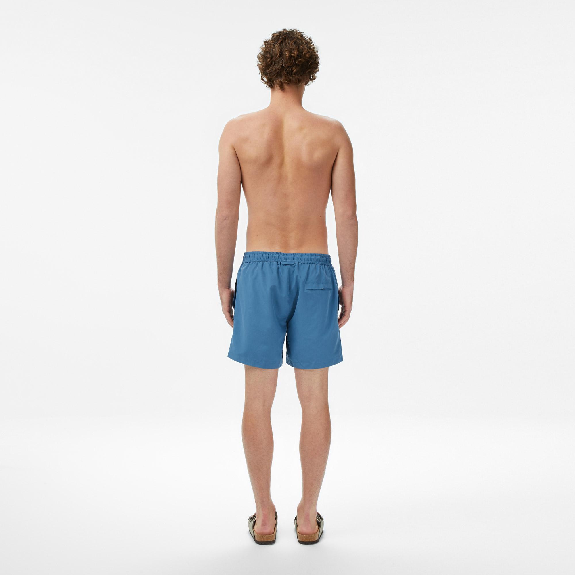 Lacoste Erkek Regular Fit Mavi Deniz Şortu