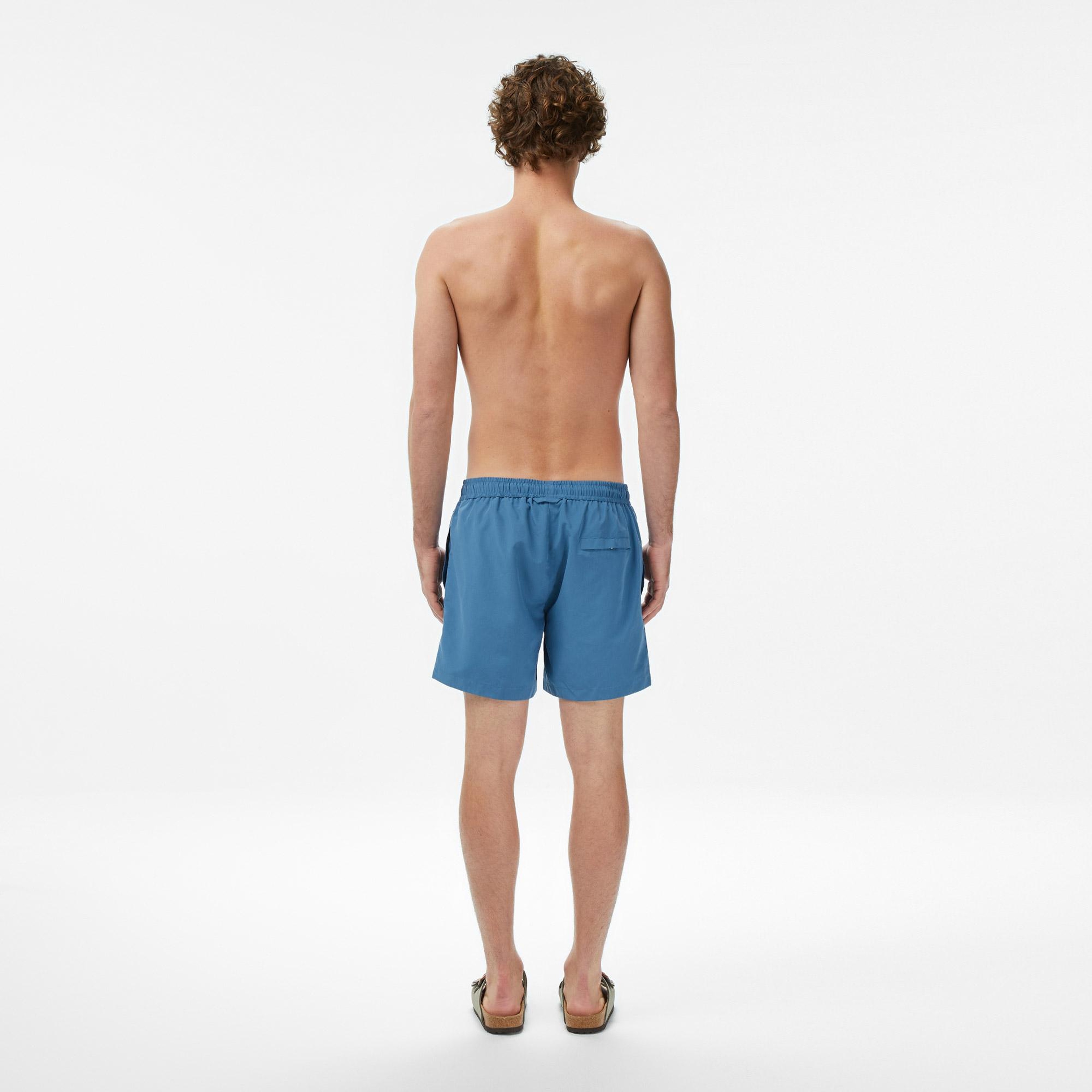 Lacoste Erkek Regular Fit Mavi Deniz Şortu