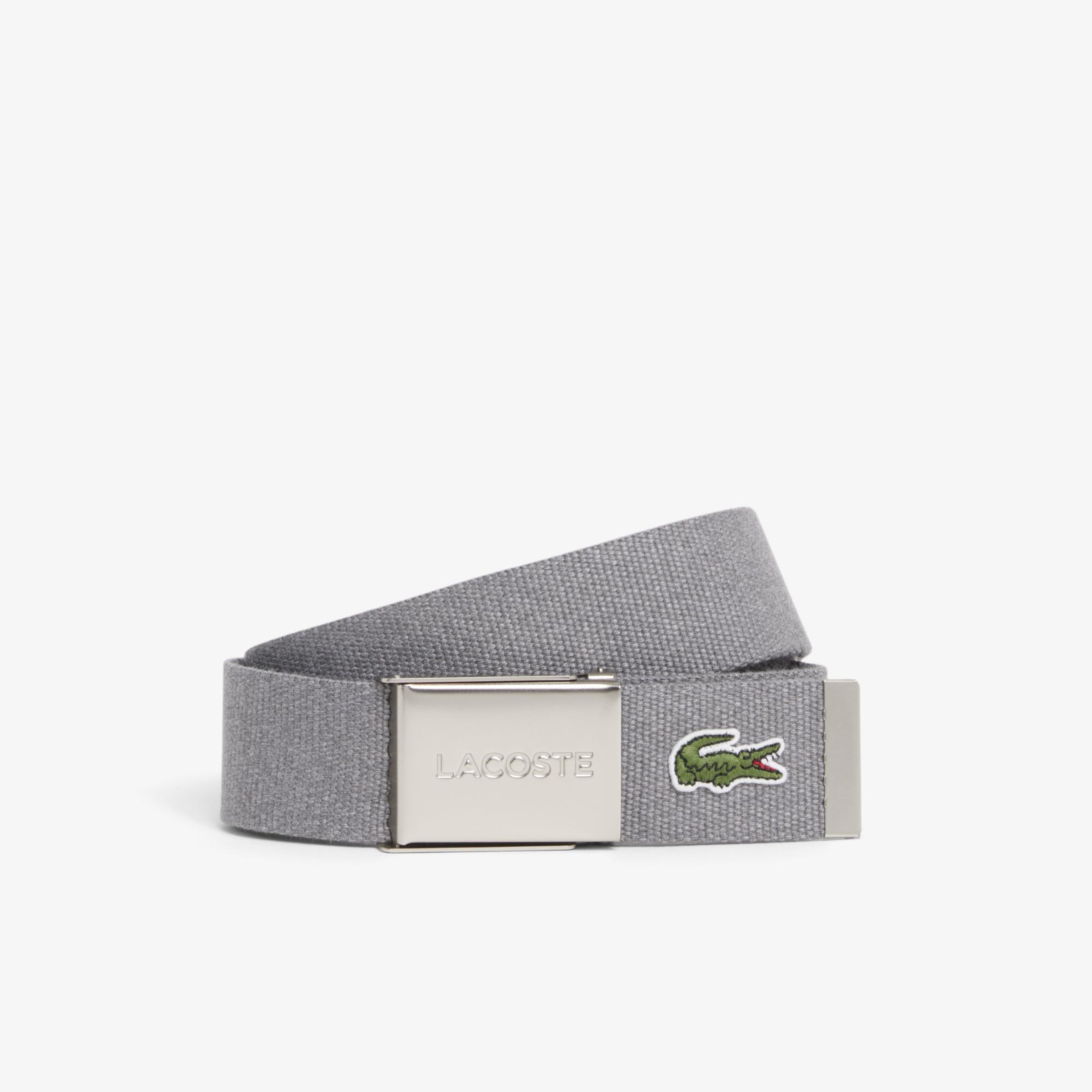 Lacoste L.12.12 Erkek Gri Kemer