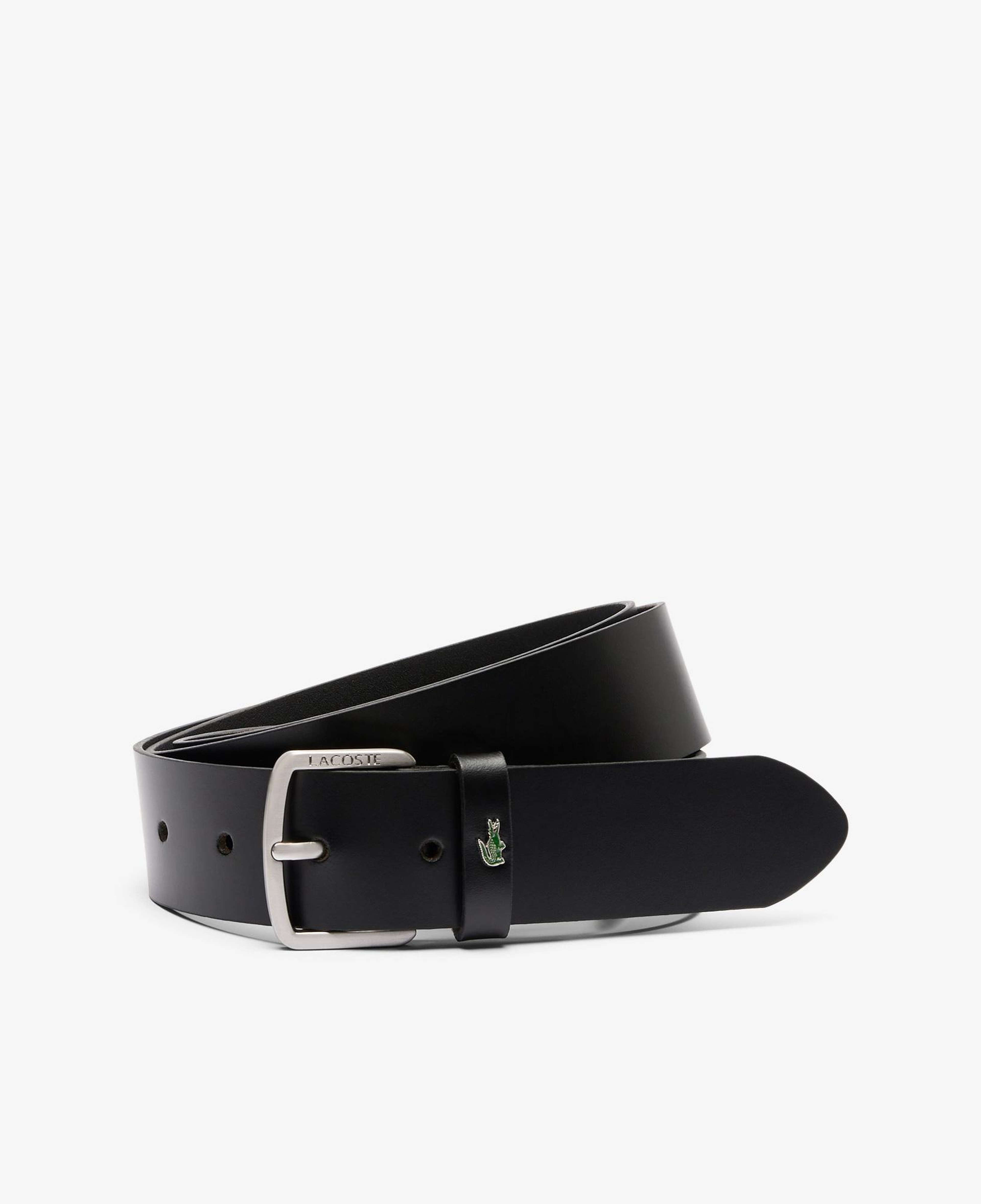 Lacoste Erkek Deri Siyah Kemer