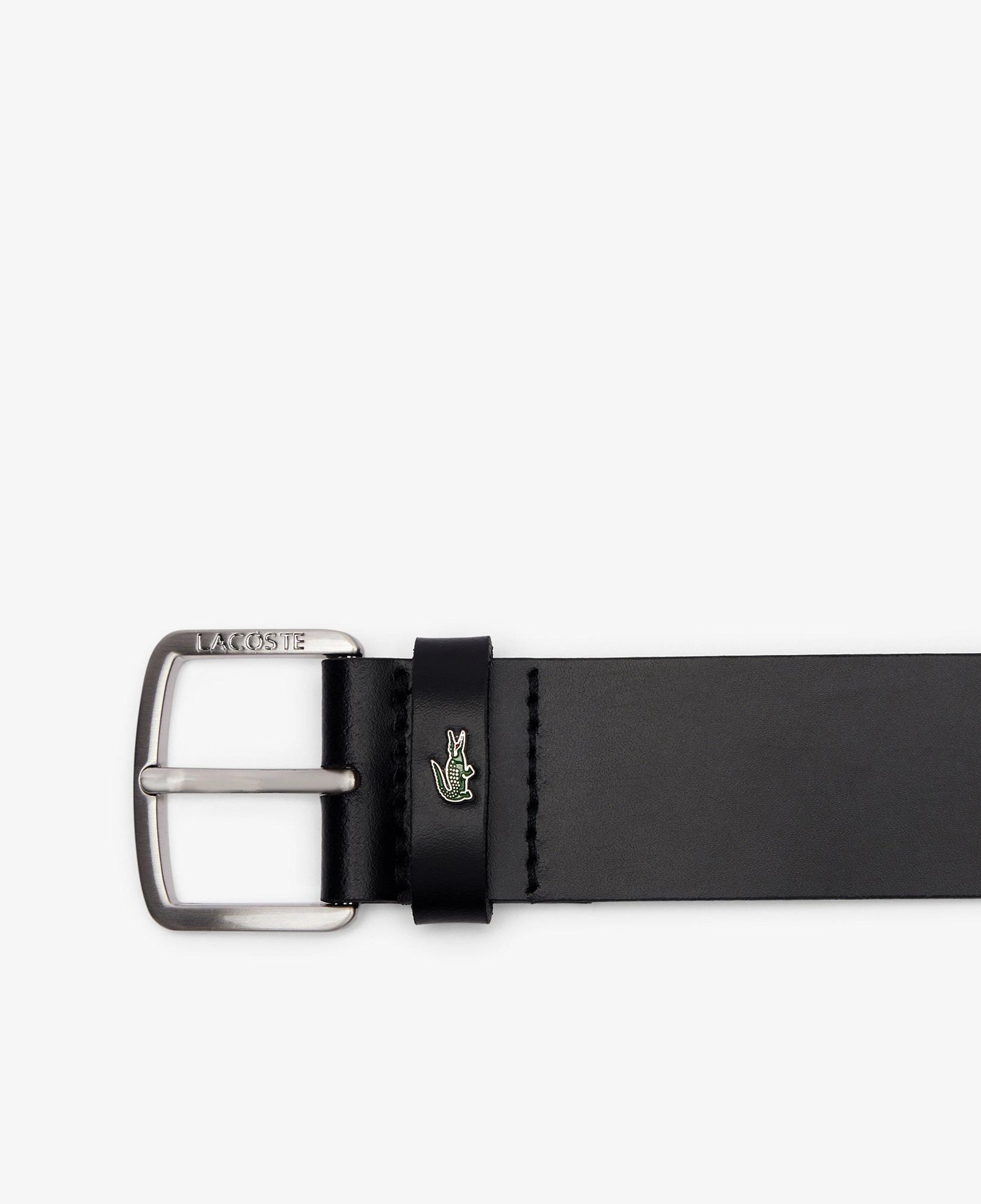 Lacoste Erkek Deri Siyah Kemer