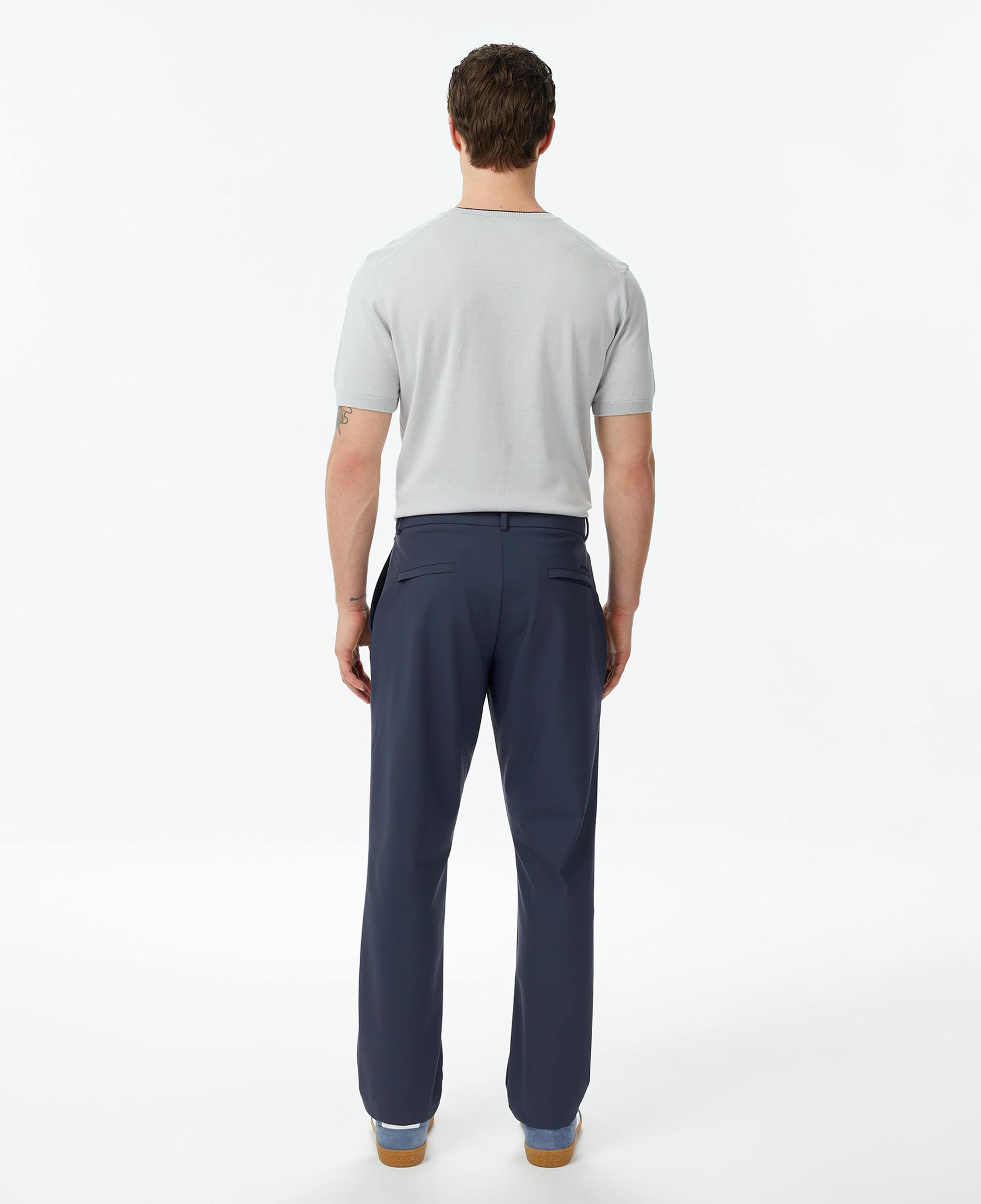 Nautica Erkek Lacivert Regular Fit Su İtici Pantolon