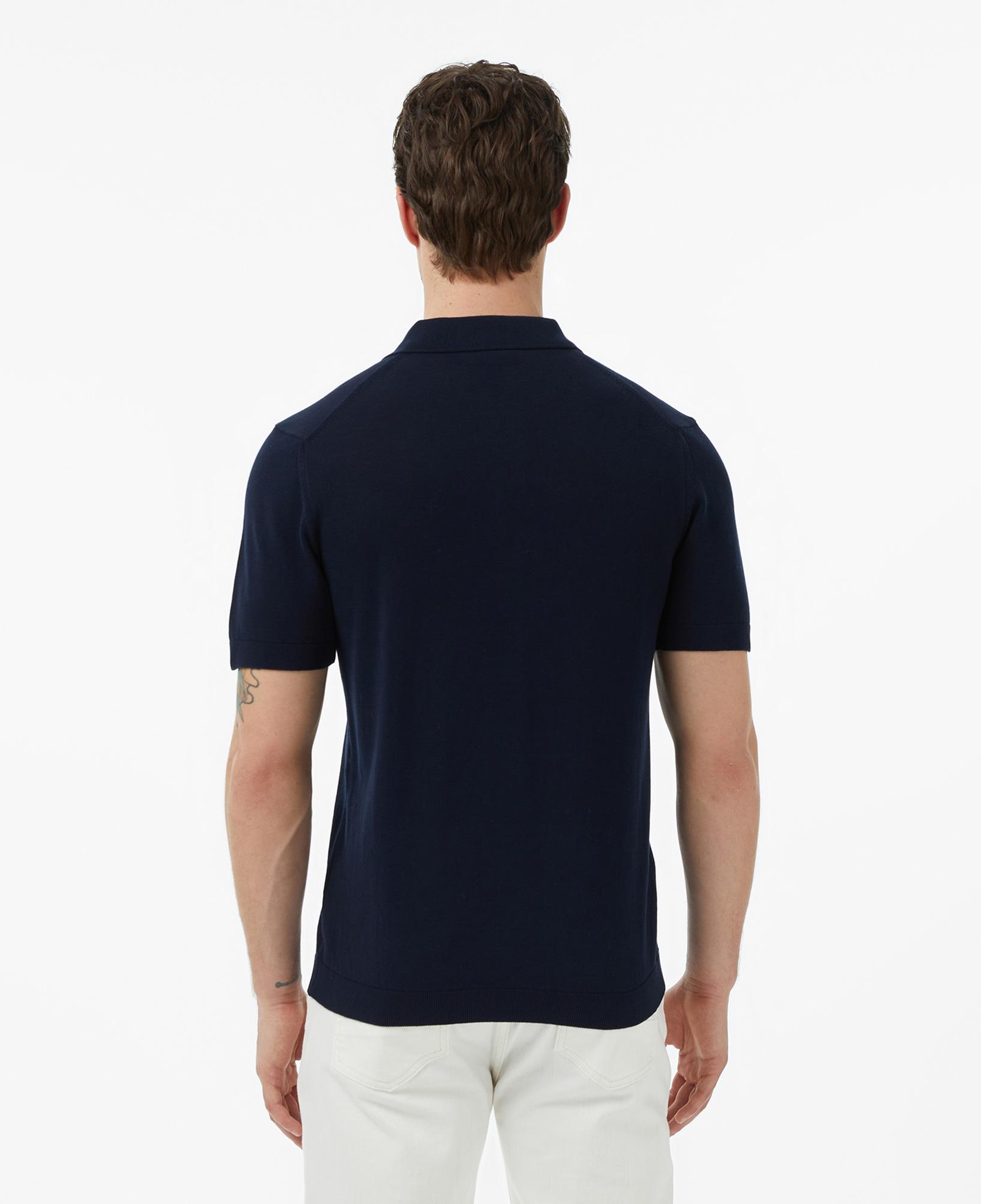 Lacoste Erkek Classic Fit Kısa Kollu Polo Yaka Lacivert Triko