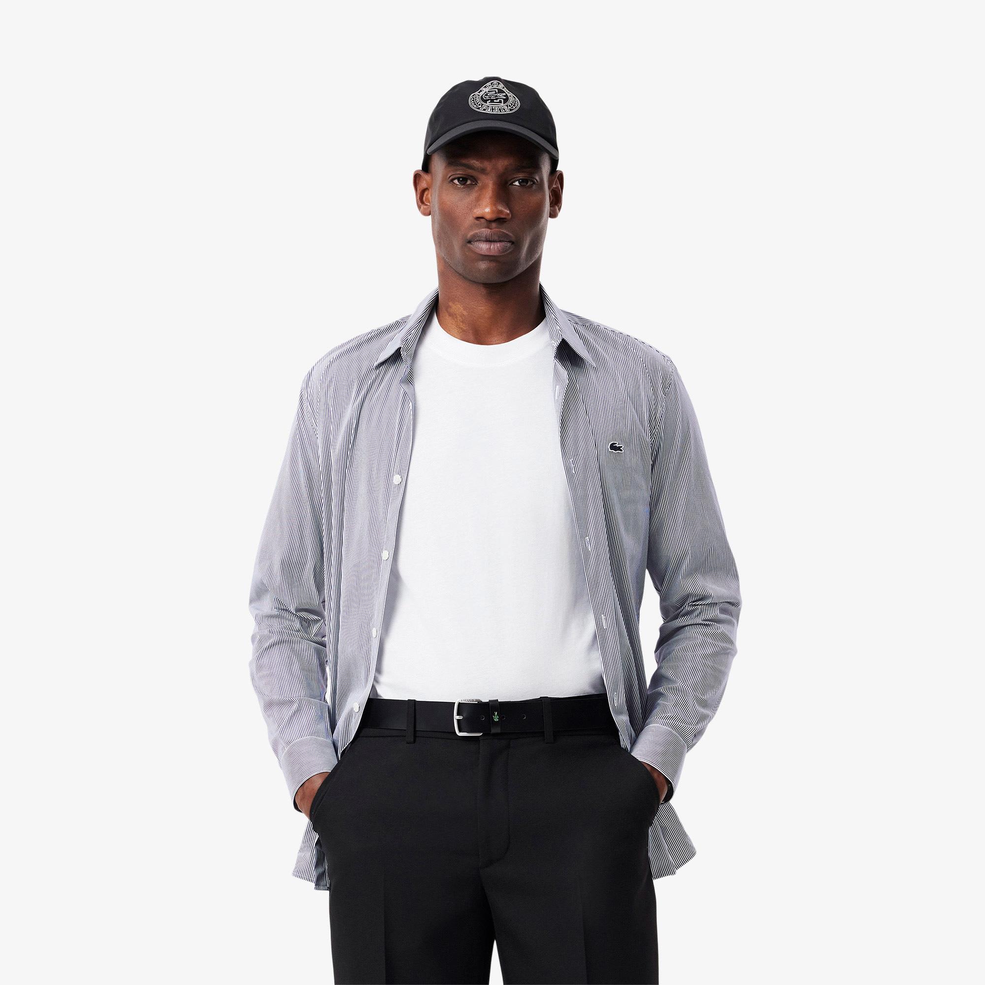 Lacoste Erkek Deri Siyah Kemer