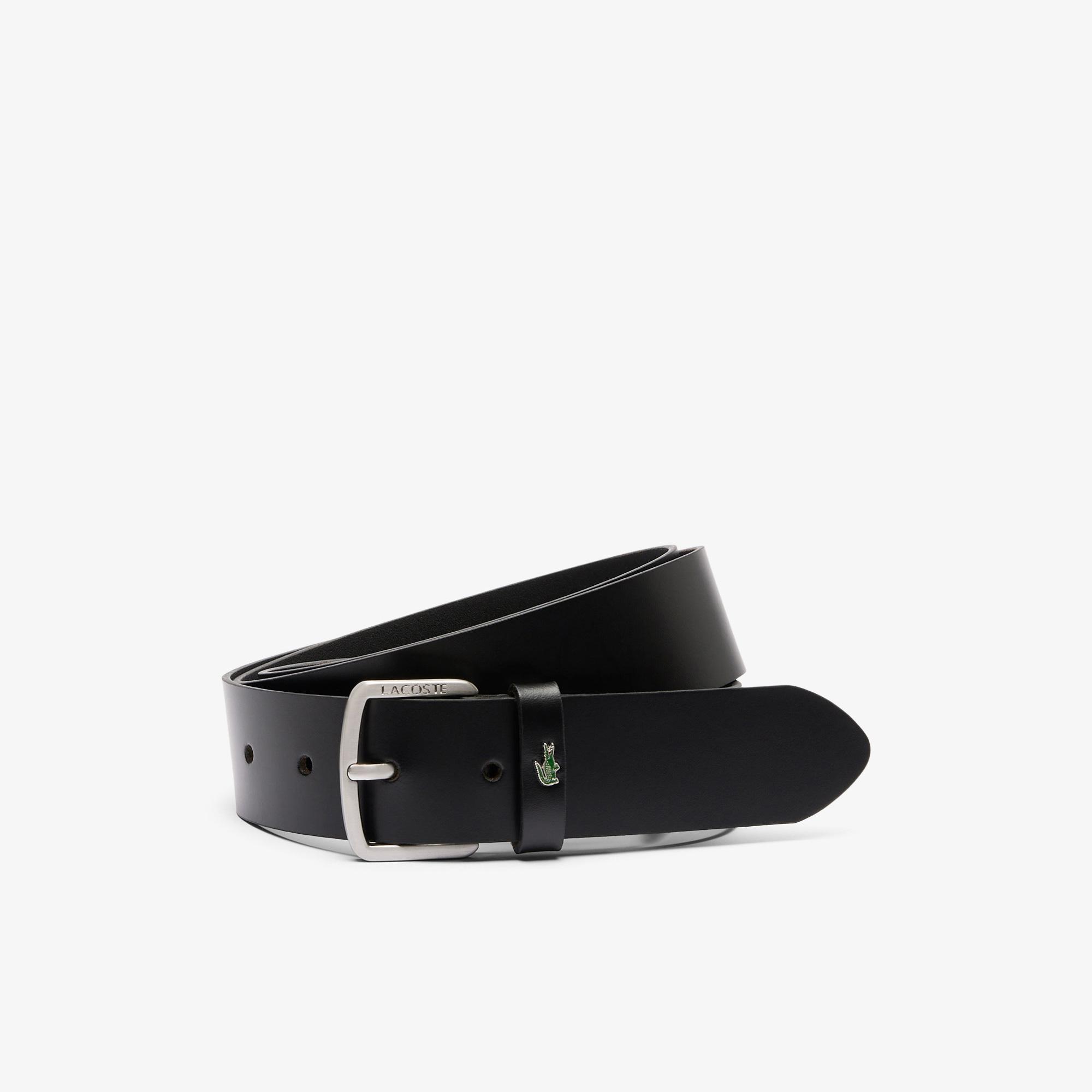 Lacoste Erkek Deri Siyah Kemer