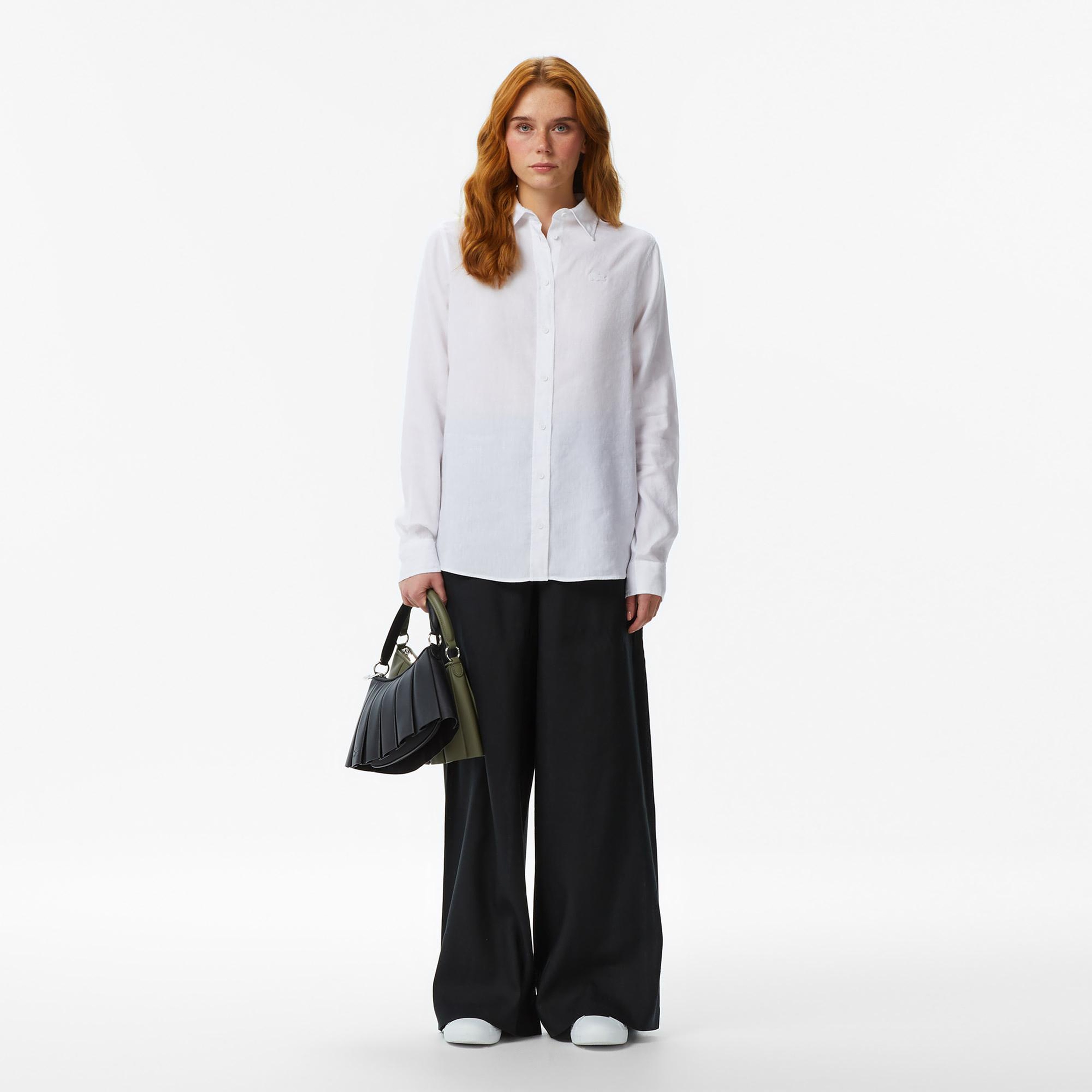 Lacoste Kadın Relaxed Fit Siyah Pantolon