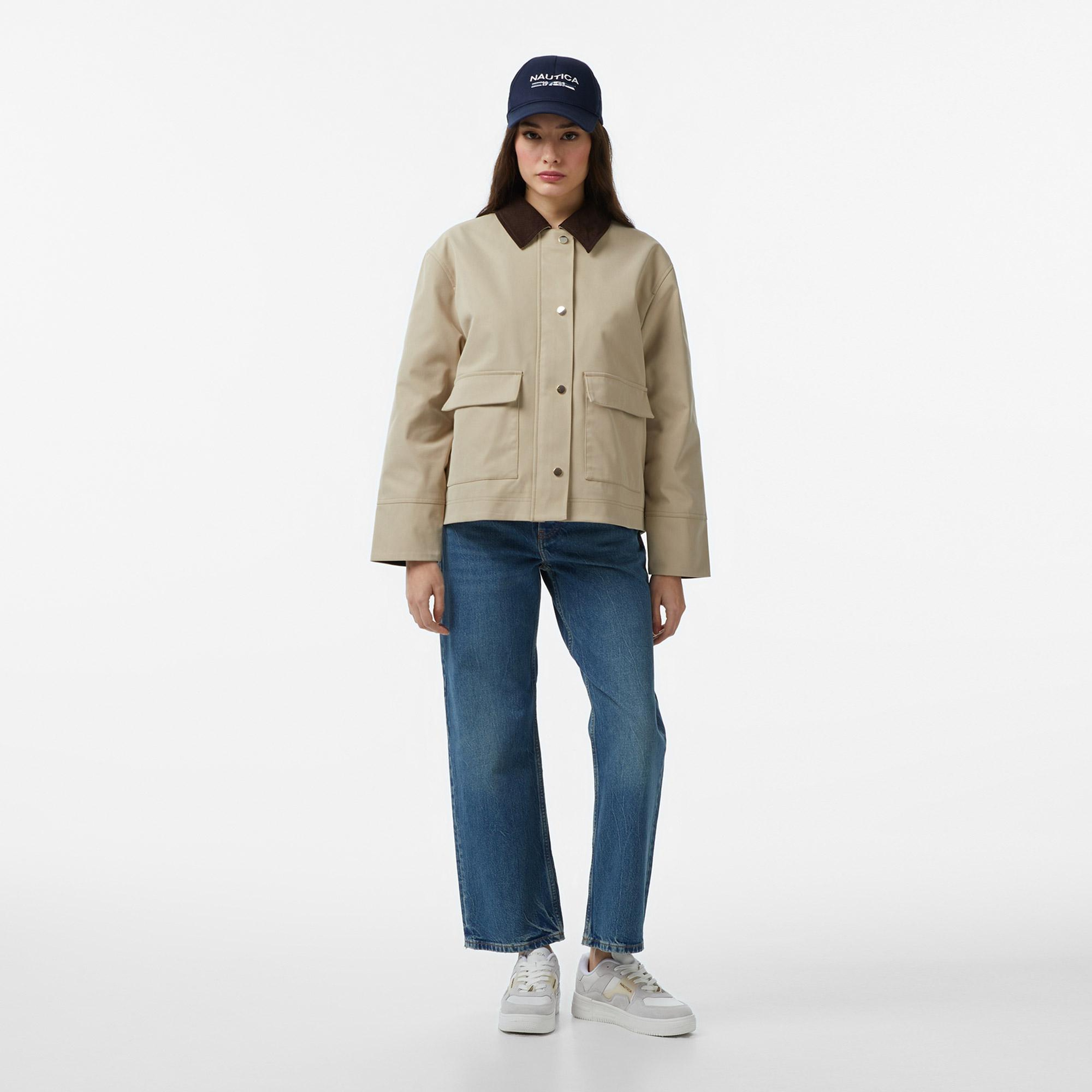 Nautica Kadın Bej Regular Fit Ceket