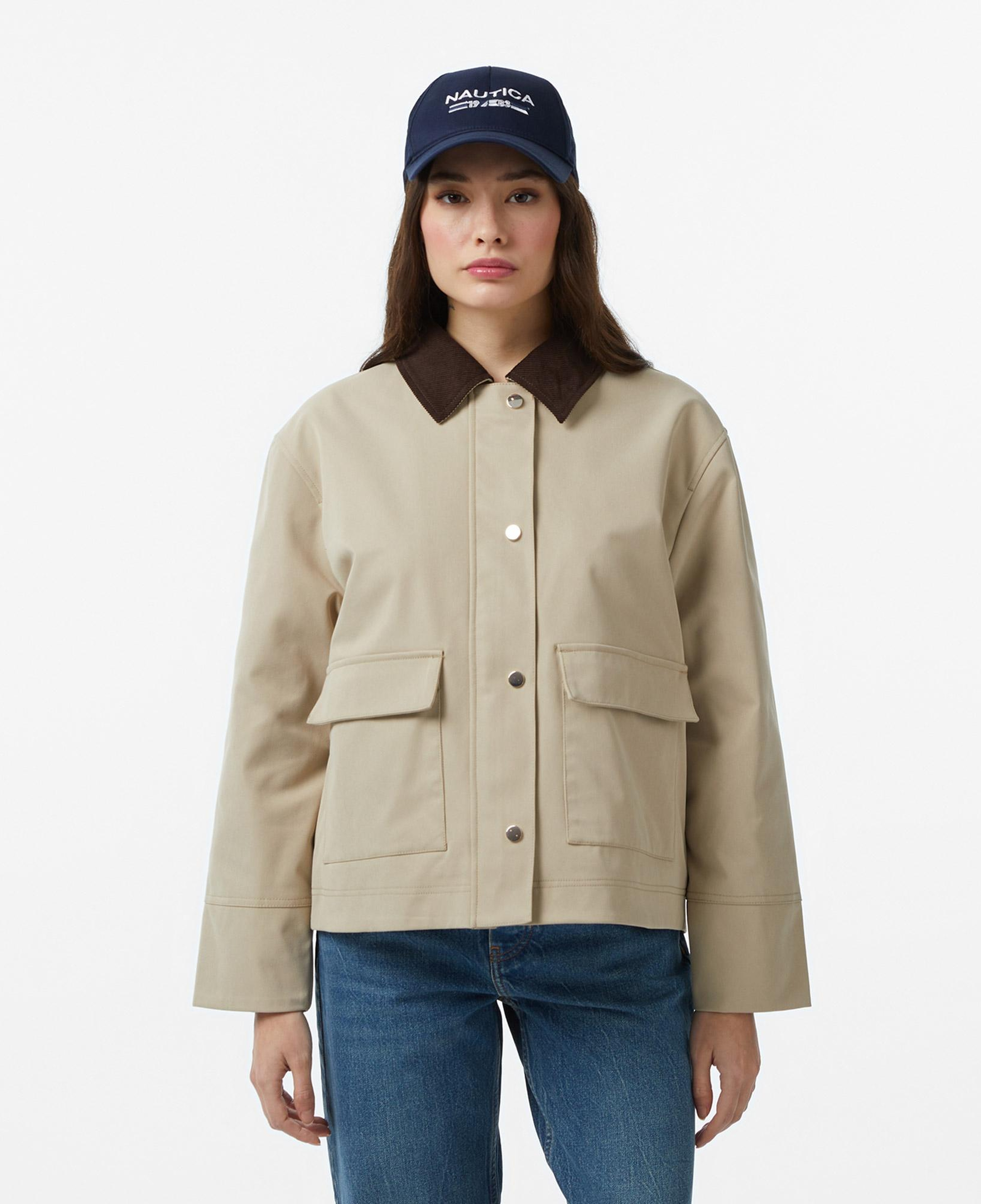 Nautica Kadın Bej Regular Fit Ceket