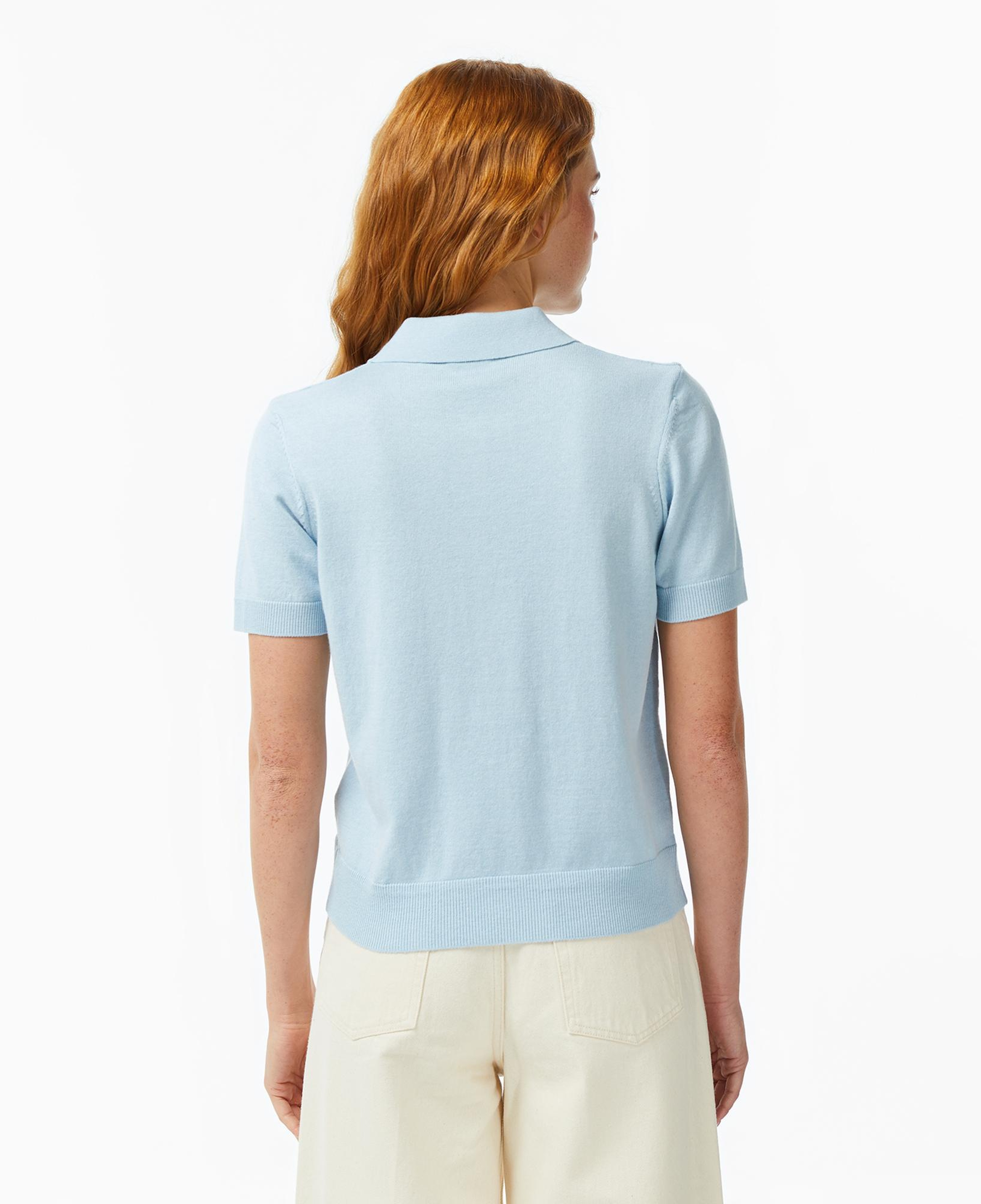 Nautica Kadın Mavi Regular Fit Triko Polo Yaka T-Shirt