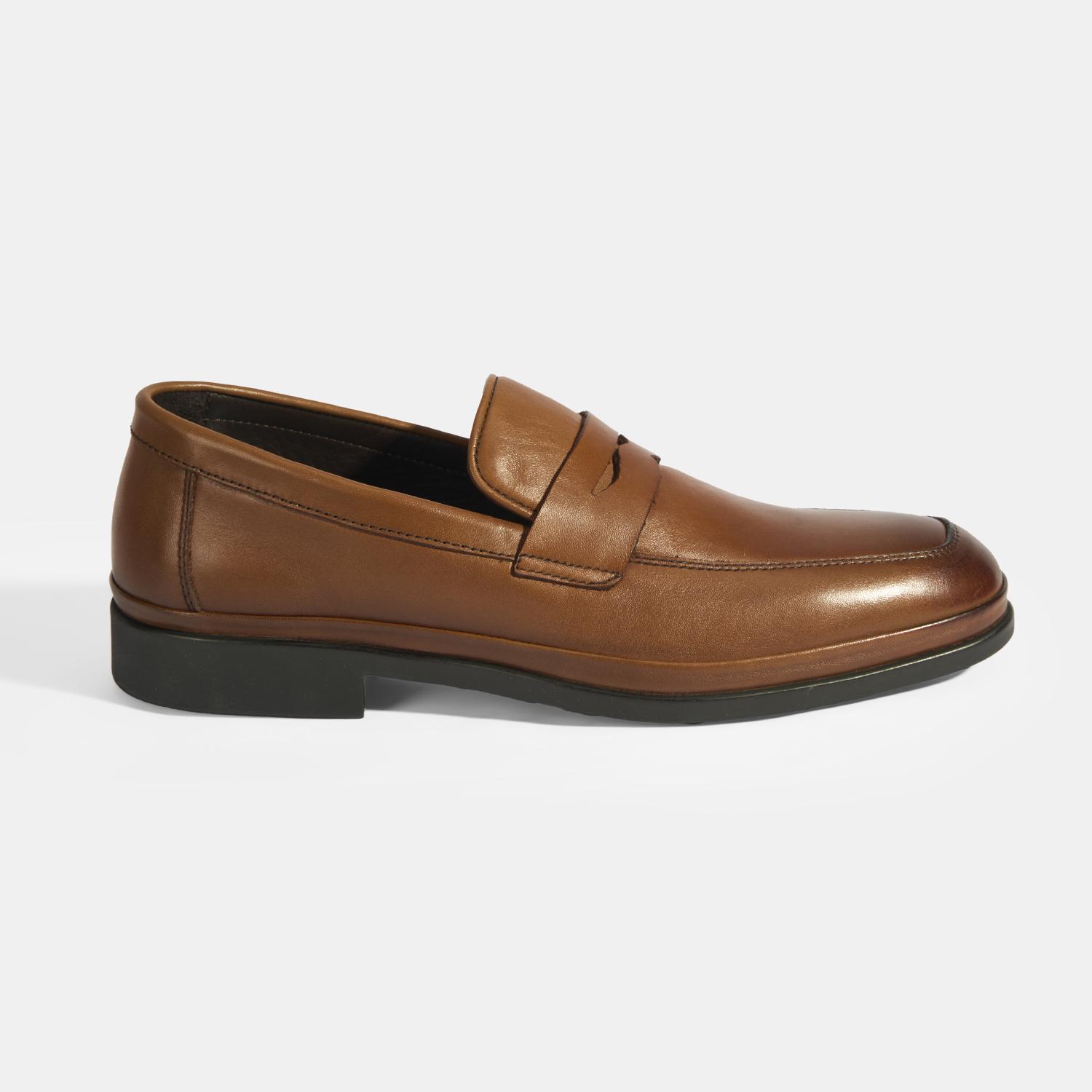 Erkek Taba DesaComfort Deri Loafer