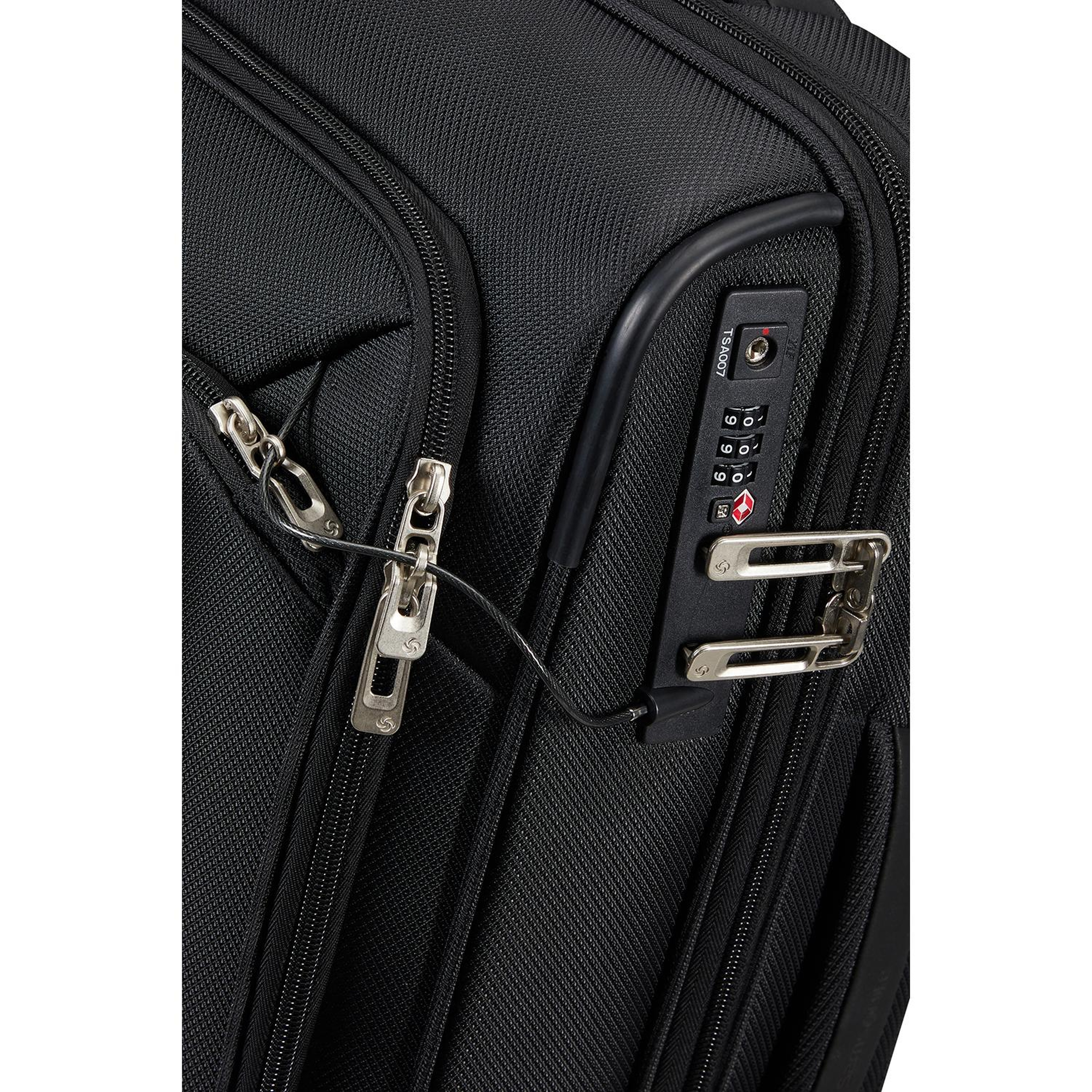 Samsonite Siyah Respark-Spinner - Körüklü 55/20 Kabin Boy Valiz