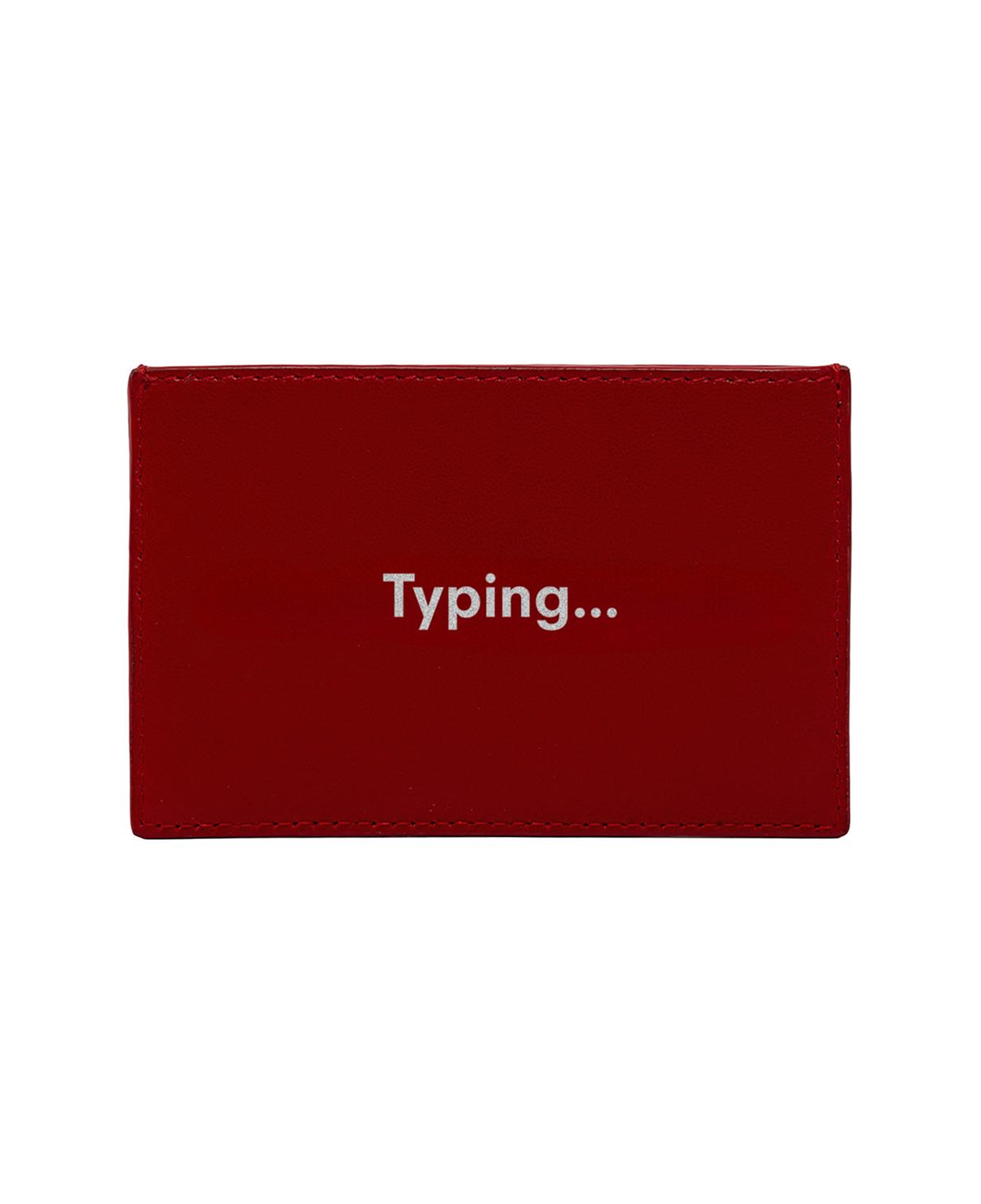 Typing KeinxDesa Kırmızı Deri Kartlık