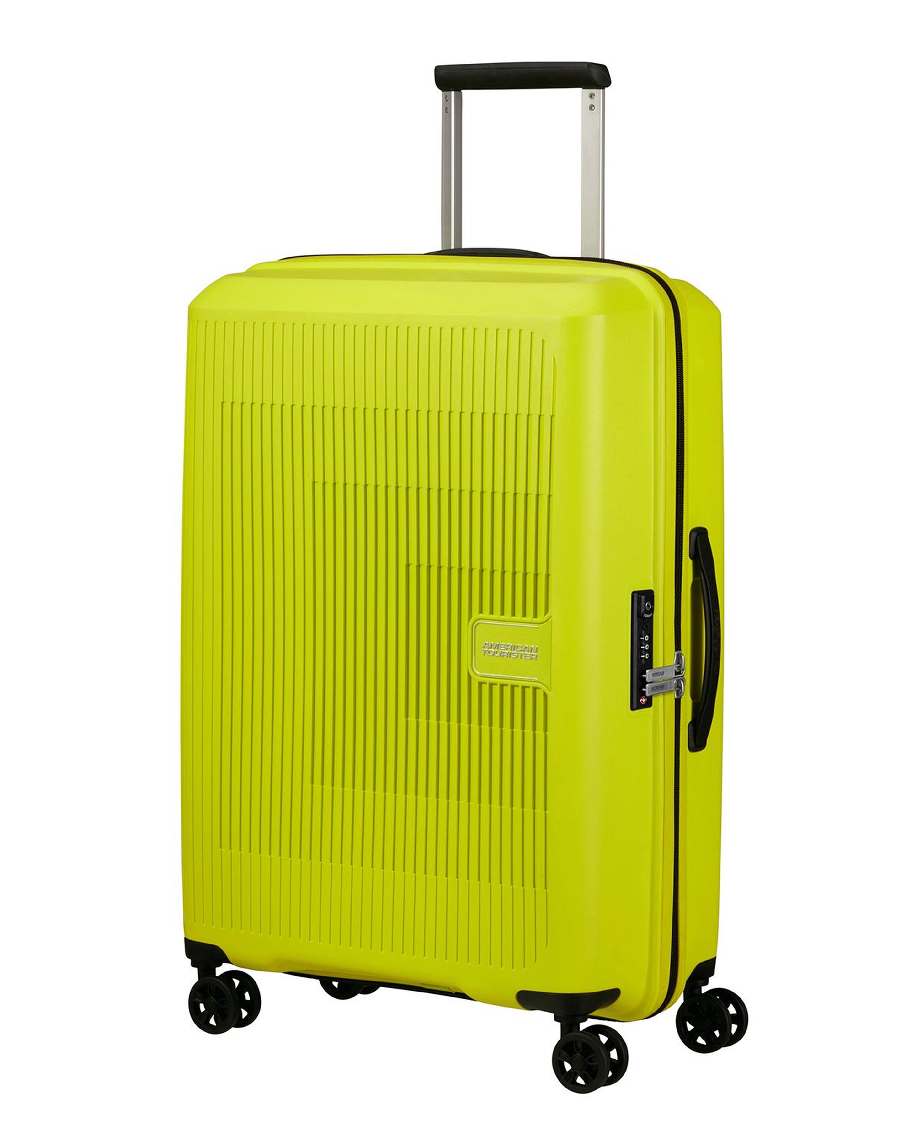 American Tourister Yeşil Aerostep - Spinner Körüklü 4 Tekerlekli Orta Boy Valiz 67 cm