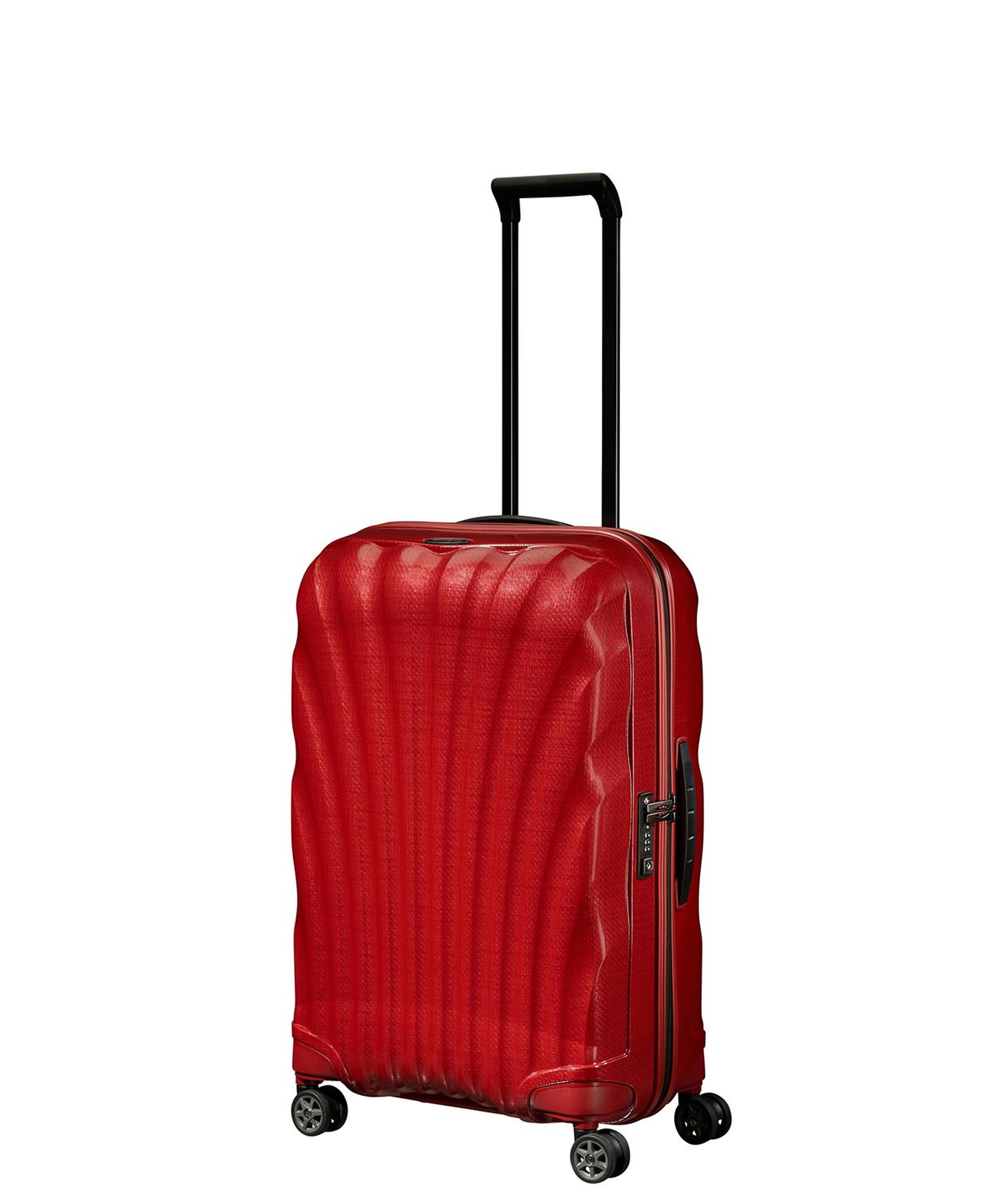 Samsonite Kırmızı C-Lite - Spinner Kırmızı 4 Tekerlekli Orta Boy Valiz 69cm