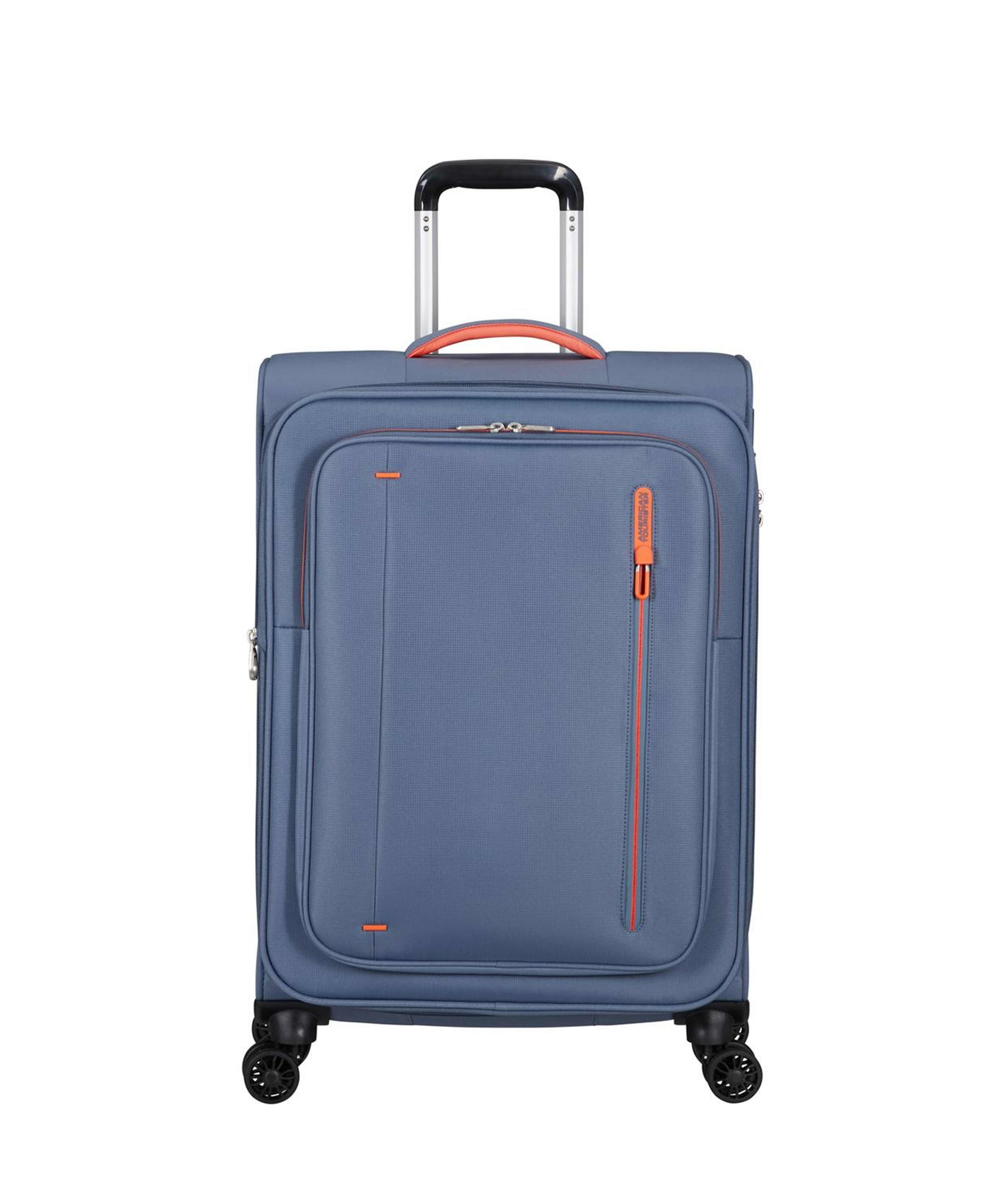 American Tourister Mavi Cloudrider 4 Tekerlekli Orta Boy Valiz 67 cm