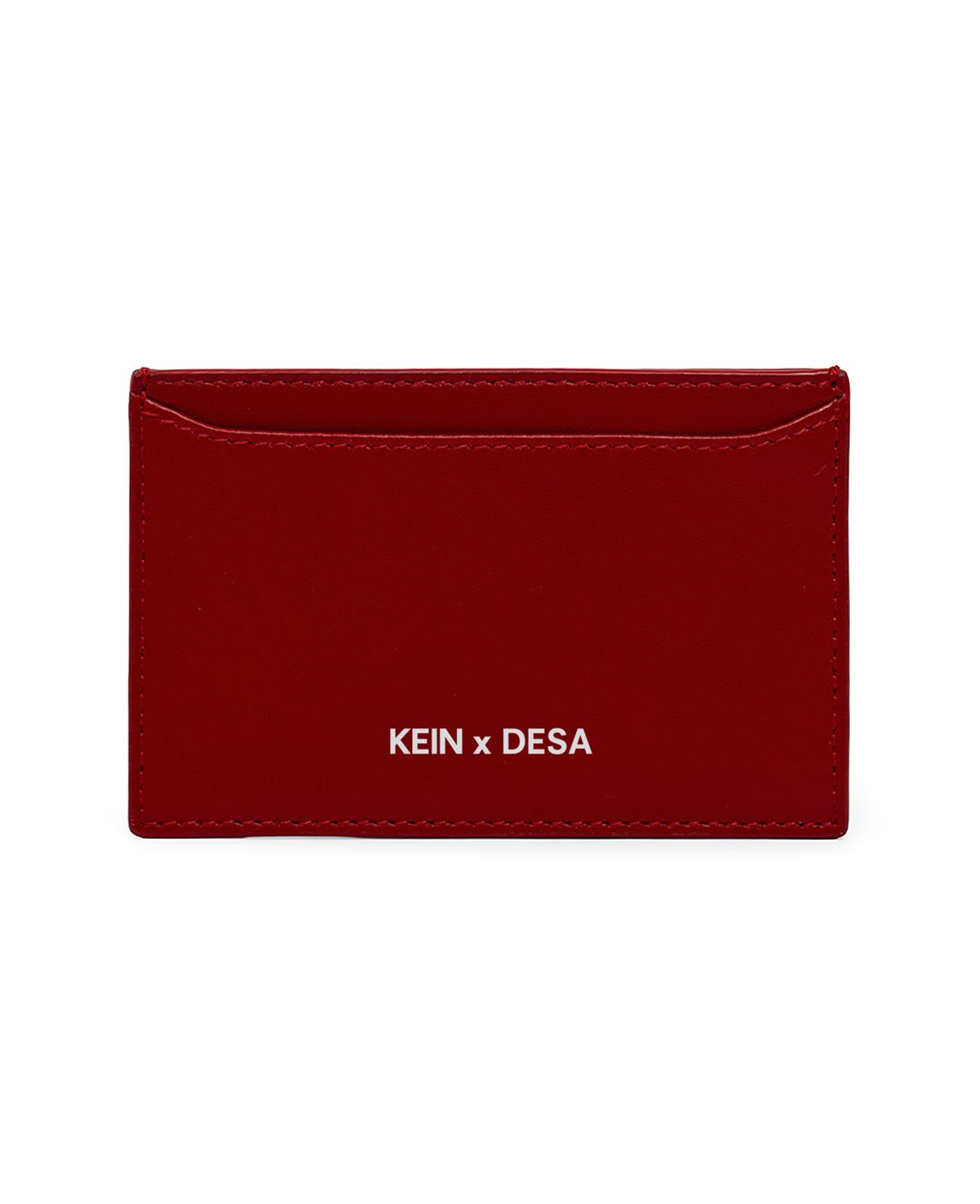 Fashionably Broke KeinxDesa Kırmızı Deri Kartlık
