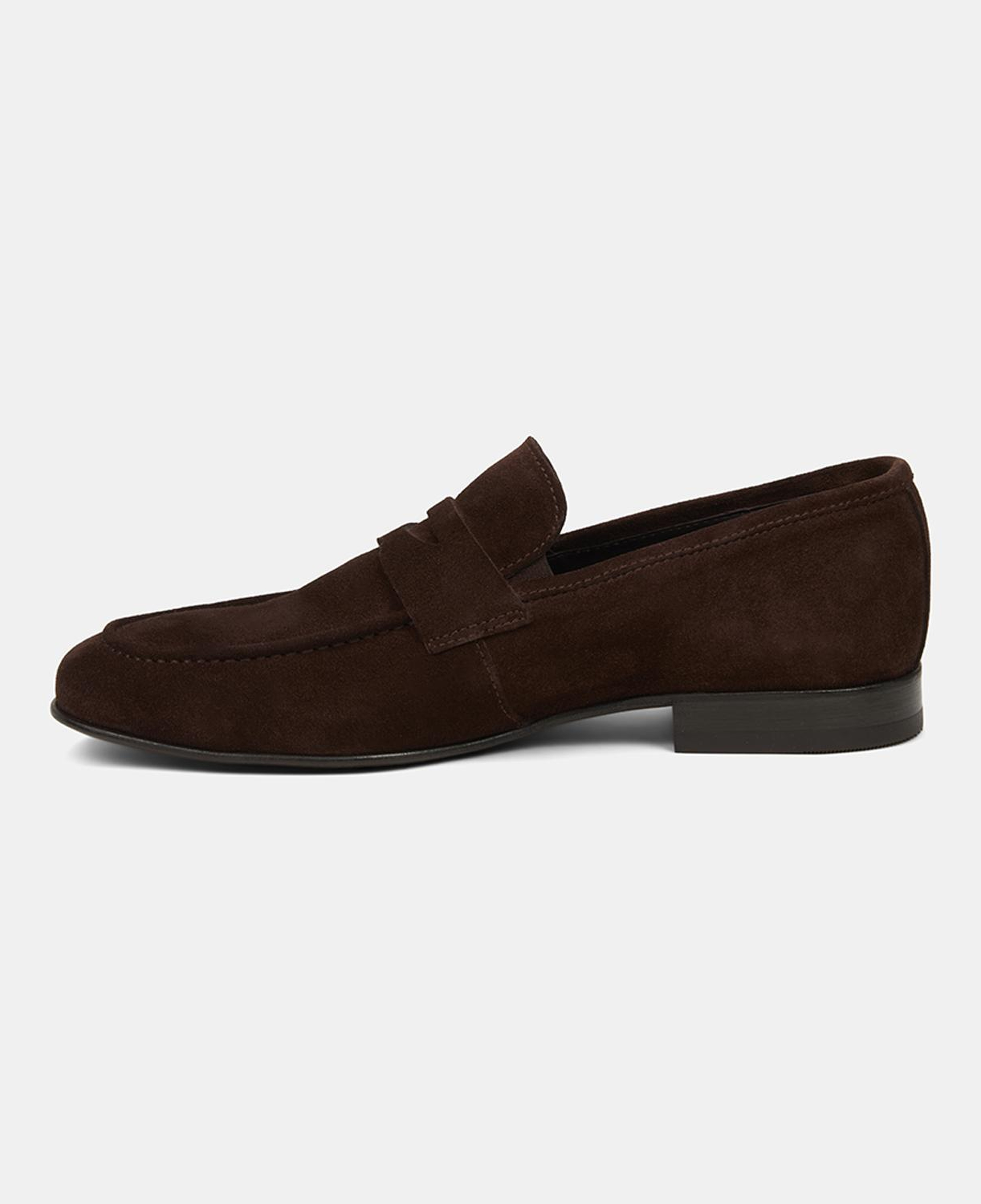 Erkek Kahve Klasik Süet Loafer