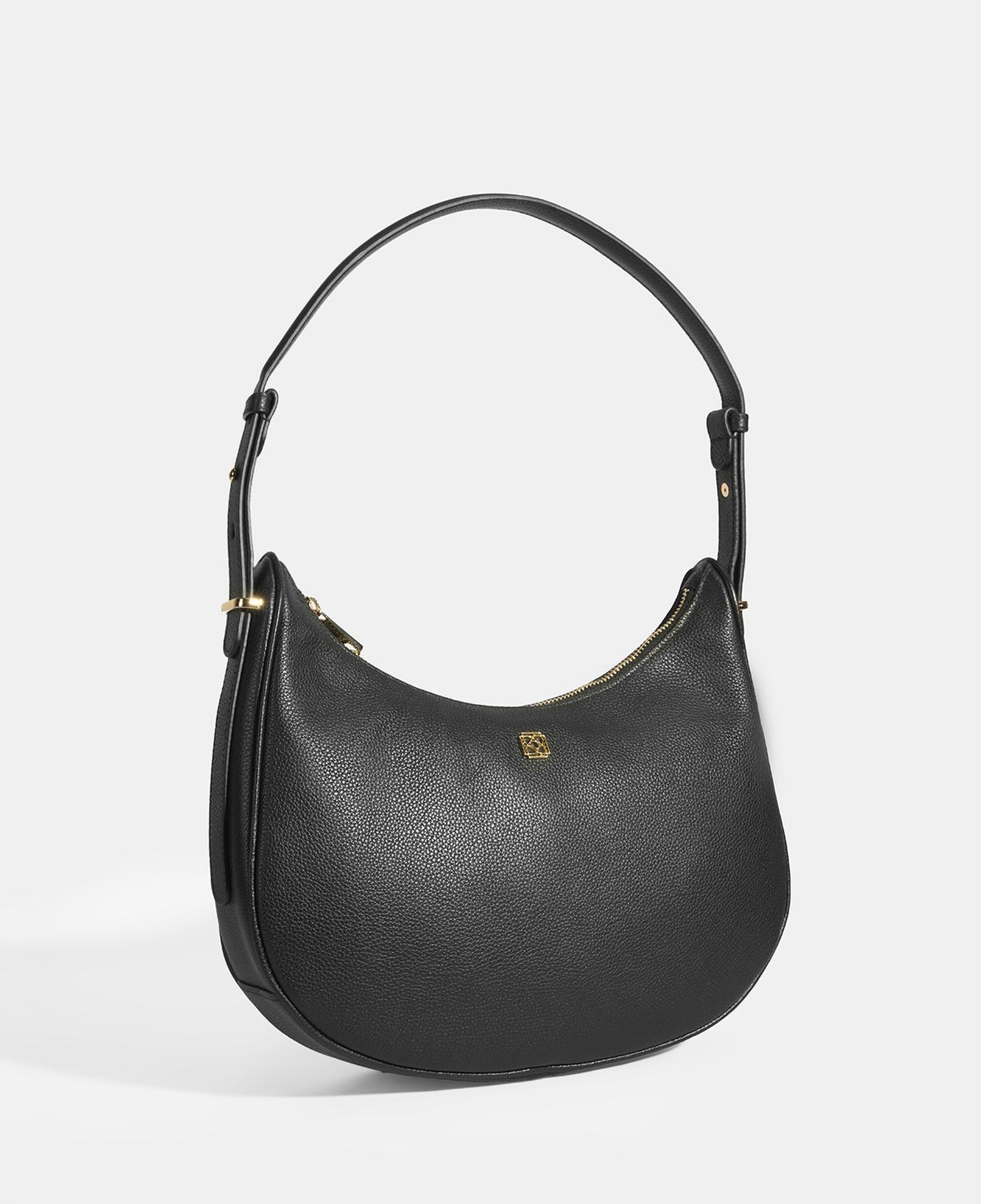 Kadın Siyah Deri Omuz Çantası