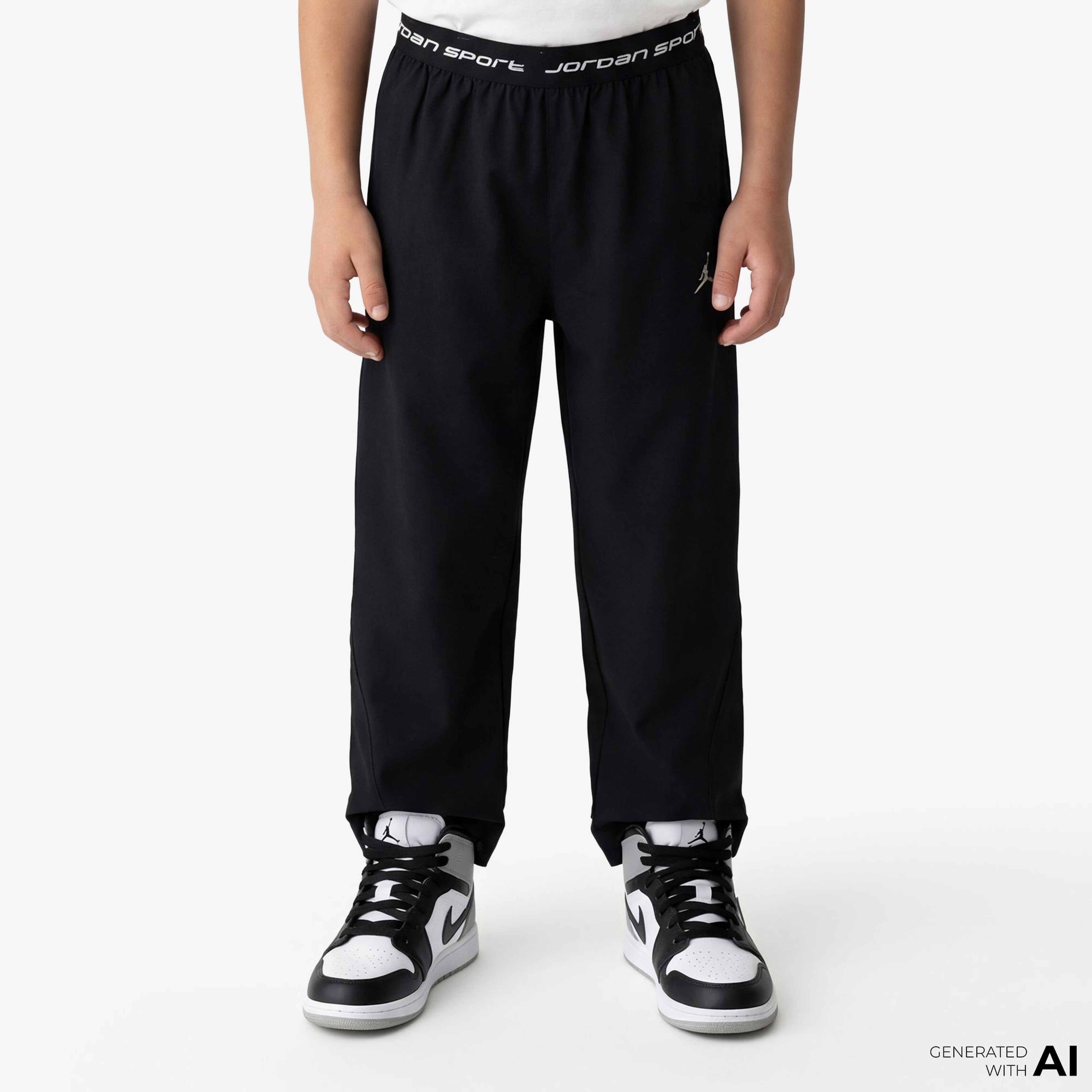 Jordan Perform Sport Woven Kız Çocuk Siyah Eşofman Altı