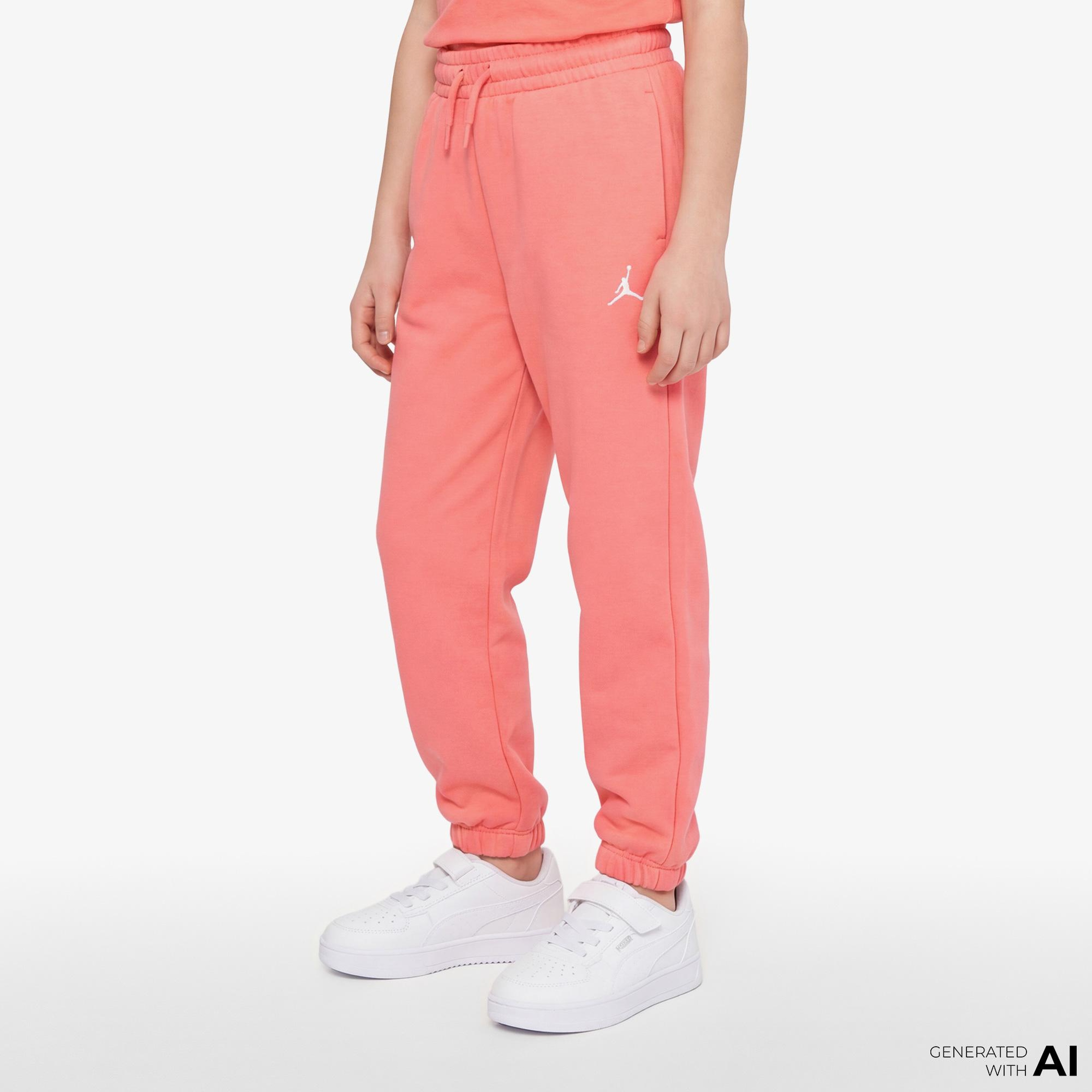 Jordan Brooklyn Fleece Kız Çocuk Pembe Eşofman Altı