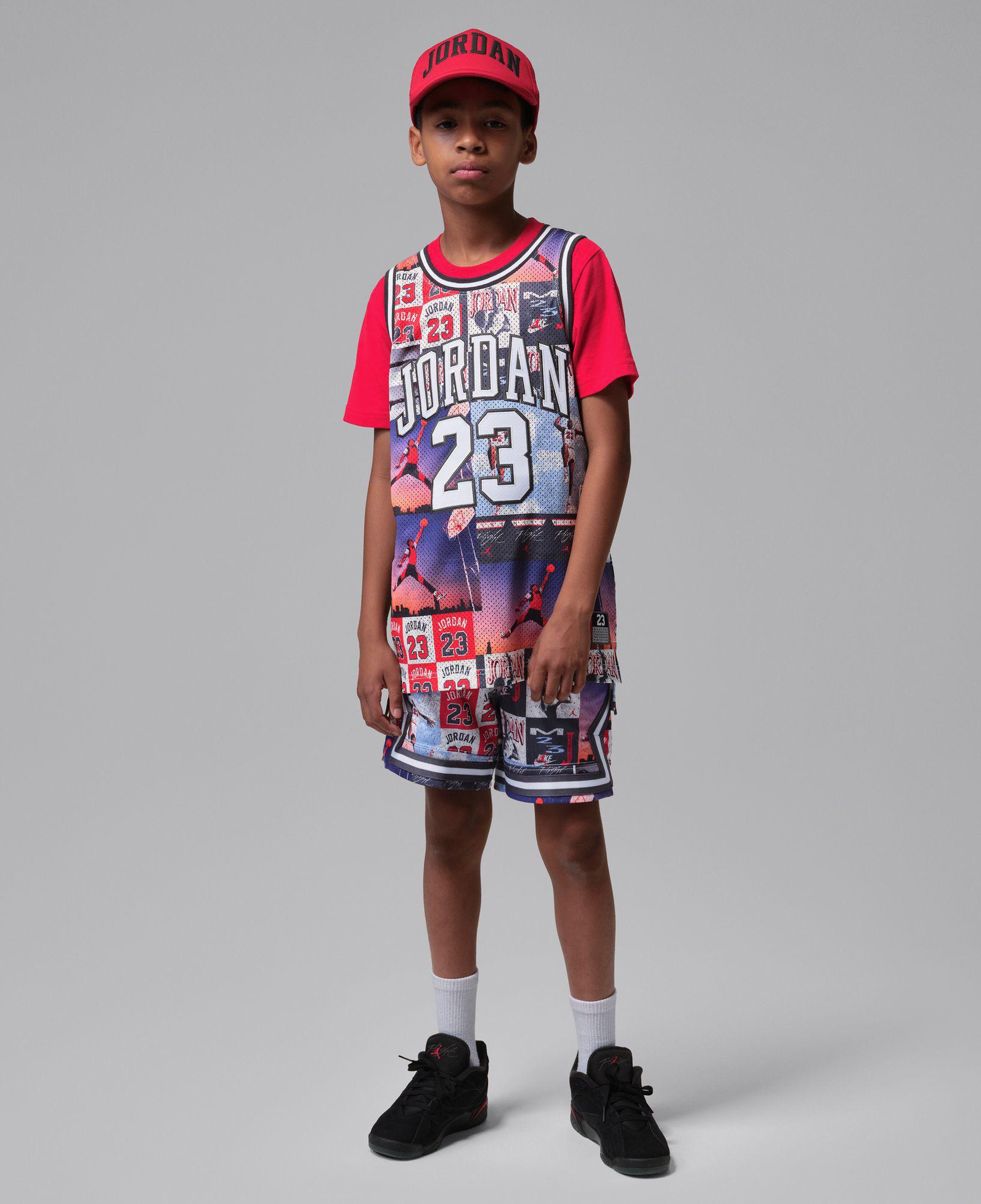 Jordan Aop Sport Diamond Erkek Çocuk Renkli  Şort