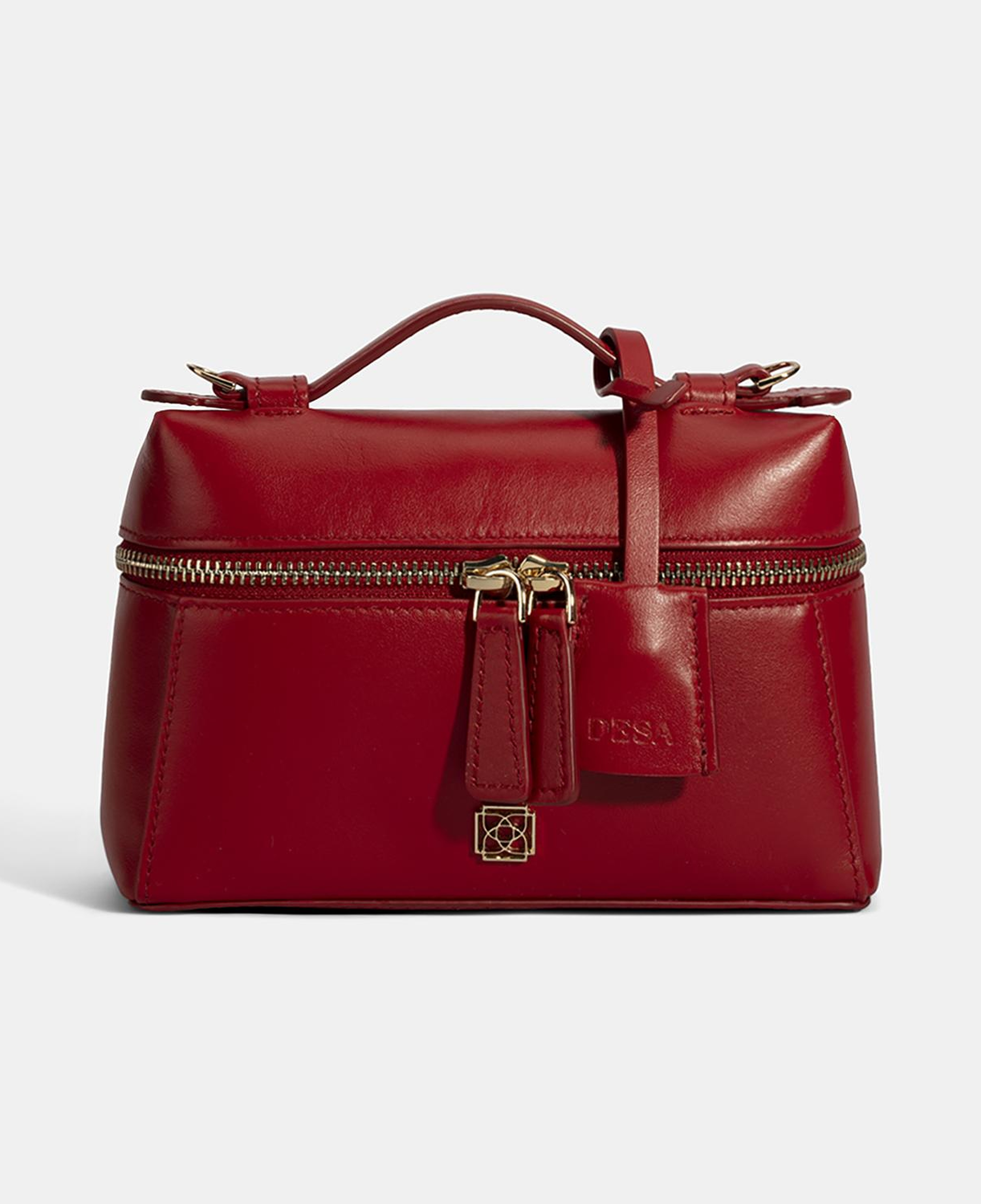 Kadın Kırmızı Omuz Askılı Deri El Çantası