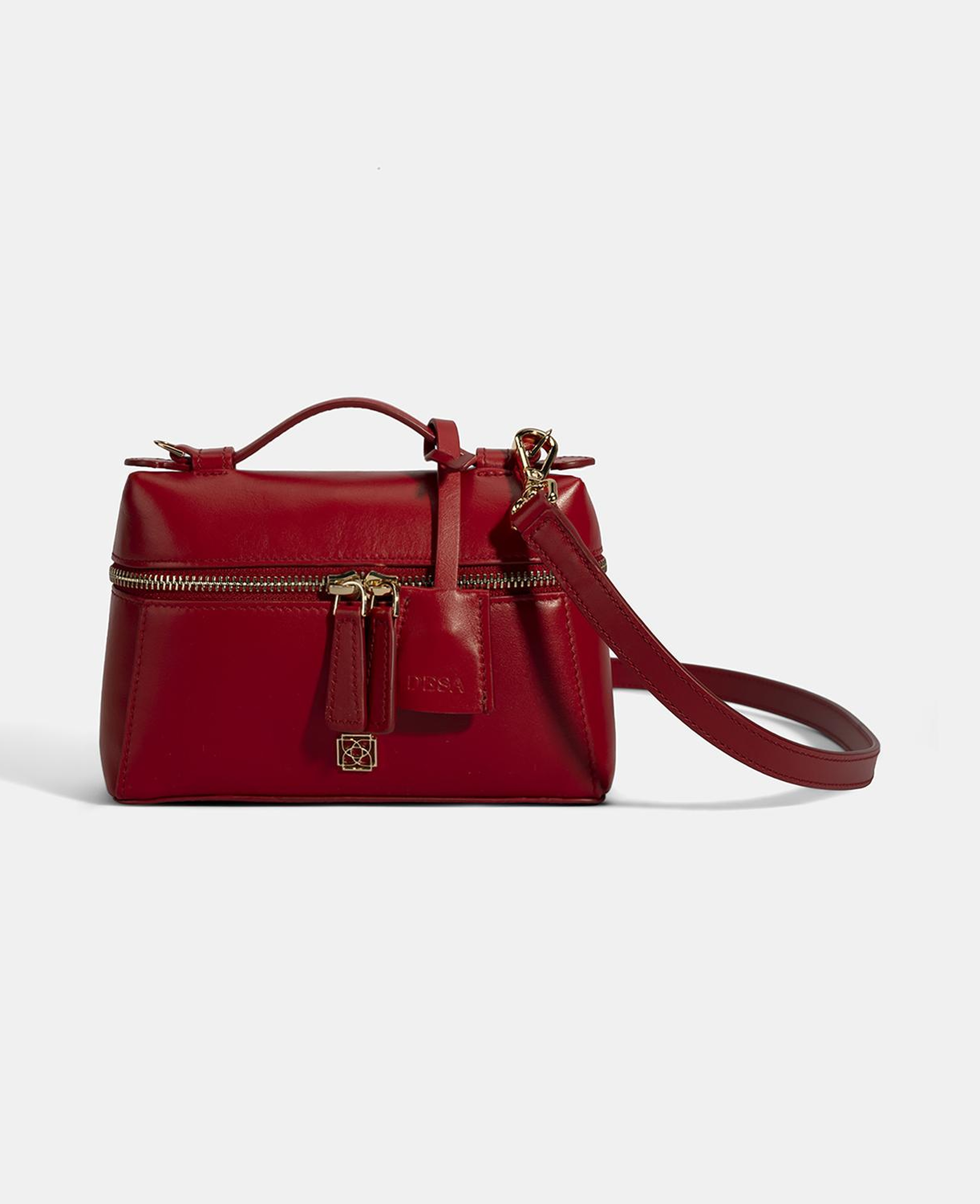 Kadın Kırmızı Omuz Askılı Deri El Çantası