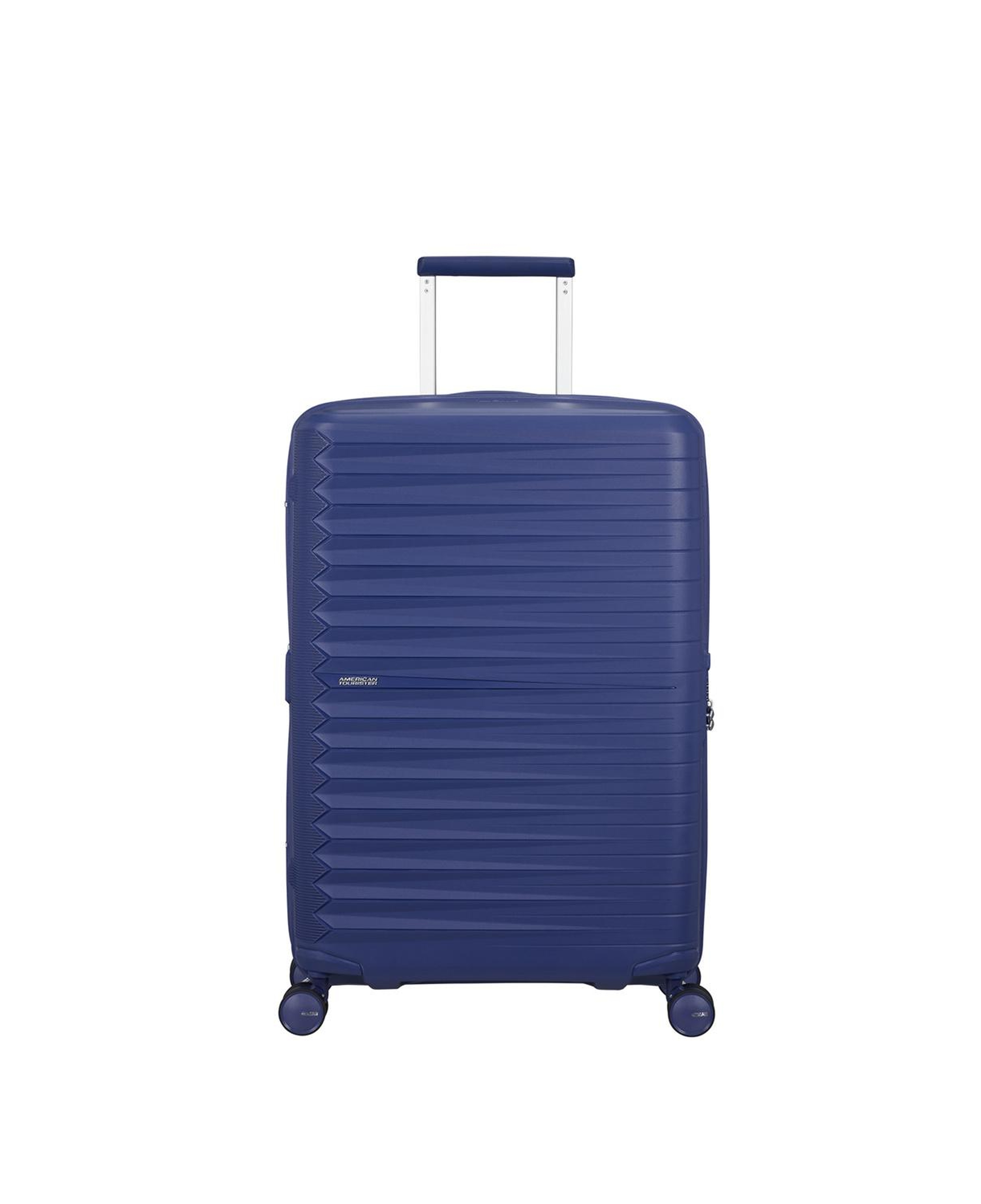 American Touriester Lacivert FastForward Spinner Körüklü 68/25 Orta Boy Valiz