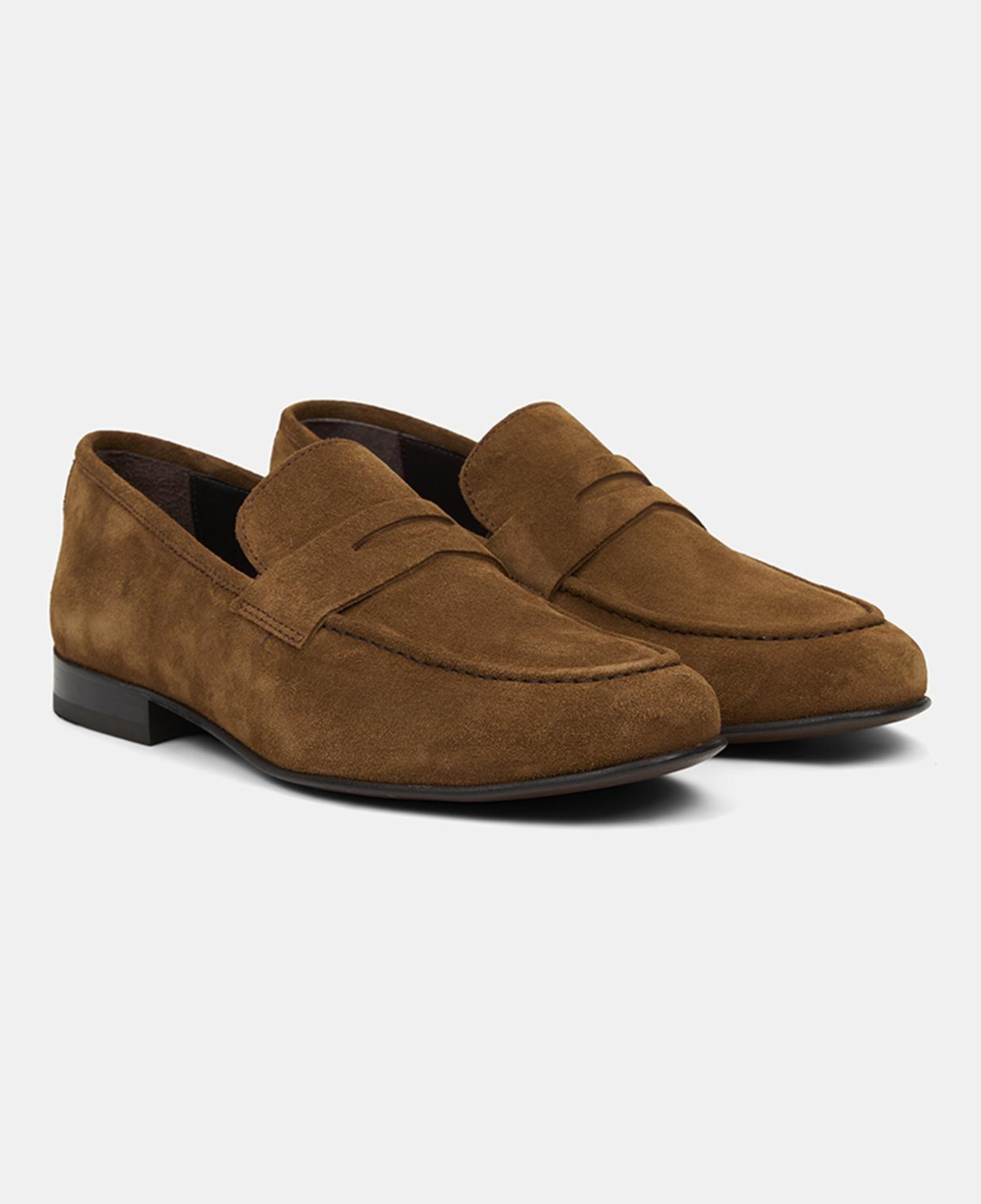 Erkek Taba Klasik Süet Loafer