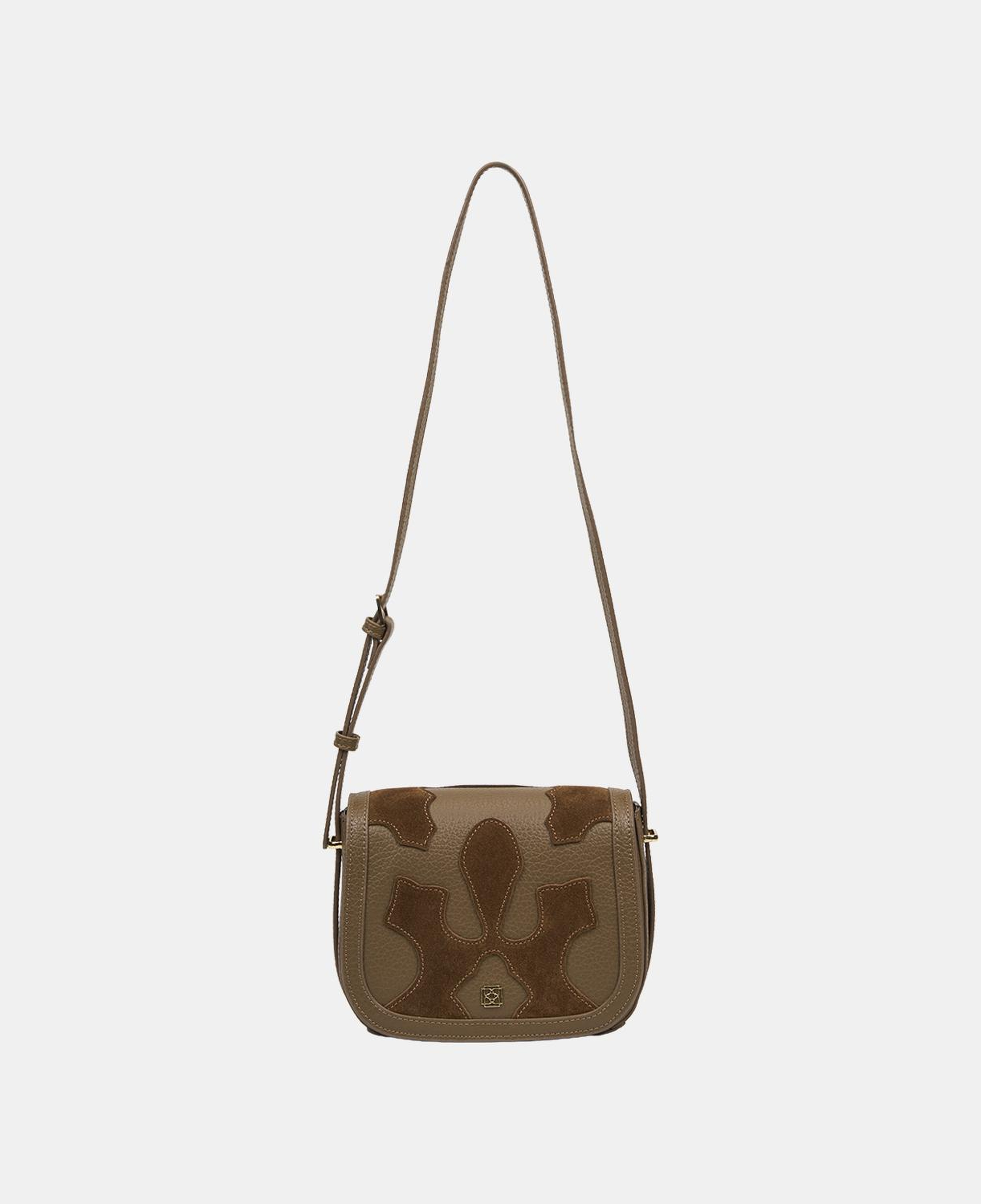 Kadın Vizon Süet Dokulu Ayarlanabilir Askılı Omuz Çantası