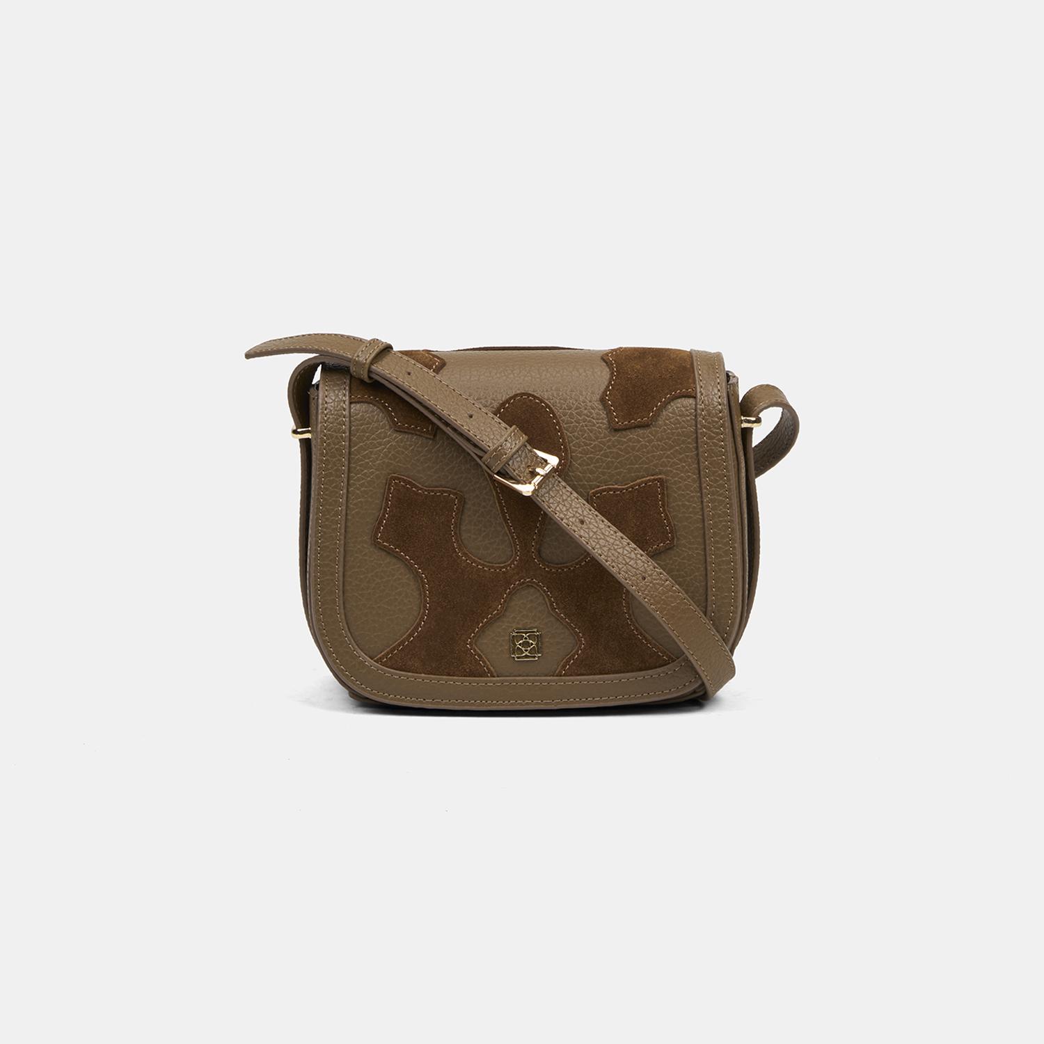 Kadın Vizon Süet Dokulu Ayarlanabilir Askılı Omuz Çantası