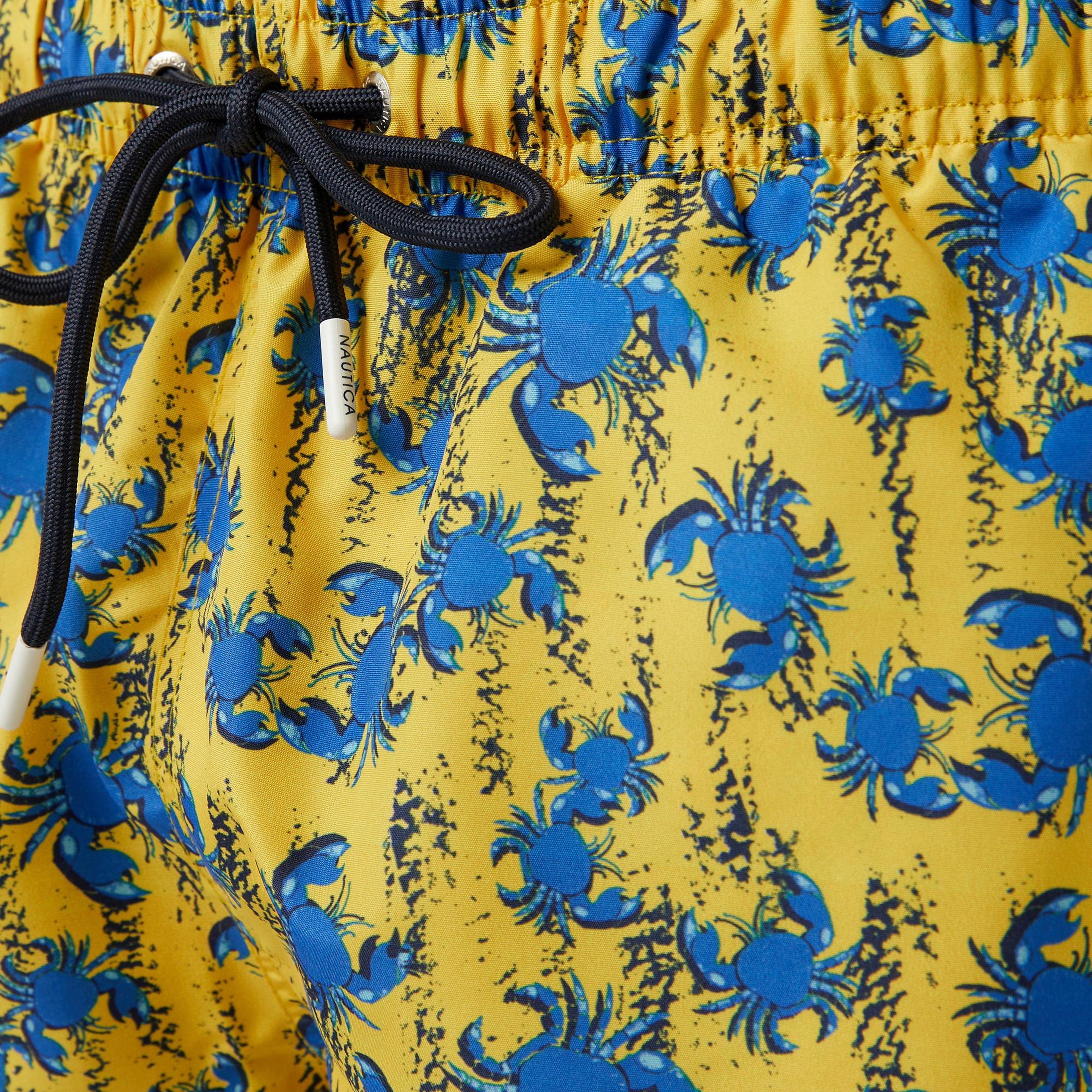 Nautica Erkek Sarı Standart Fit Deniz Şortu