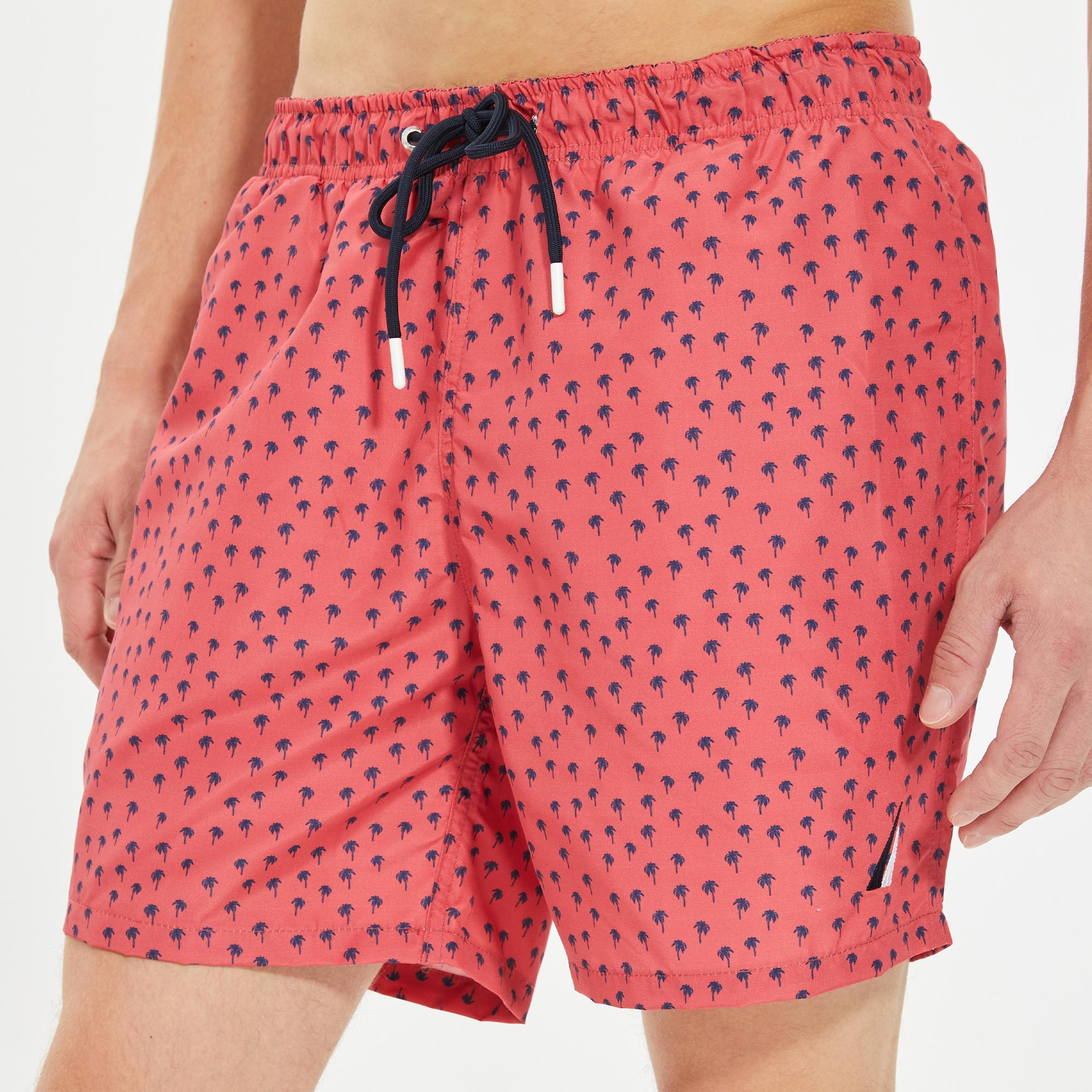 Nautica Erkek Pembe Standart Fit Deniz Şortu