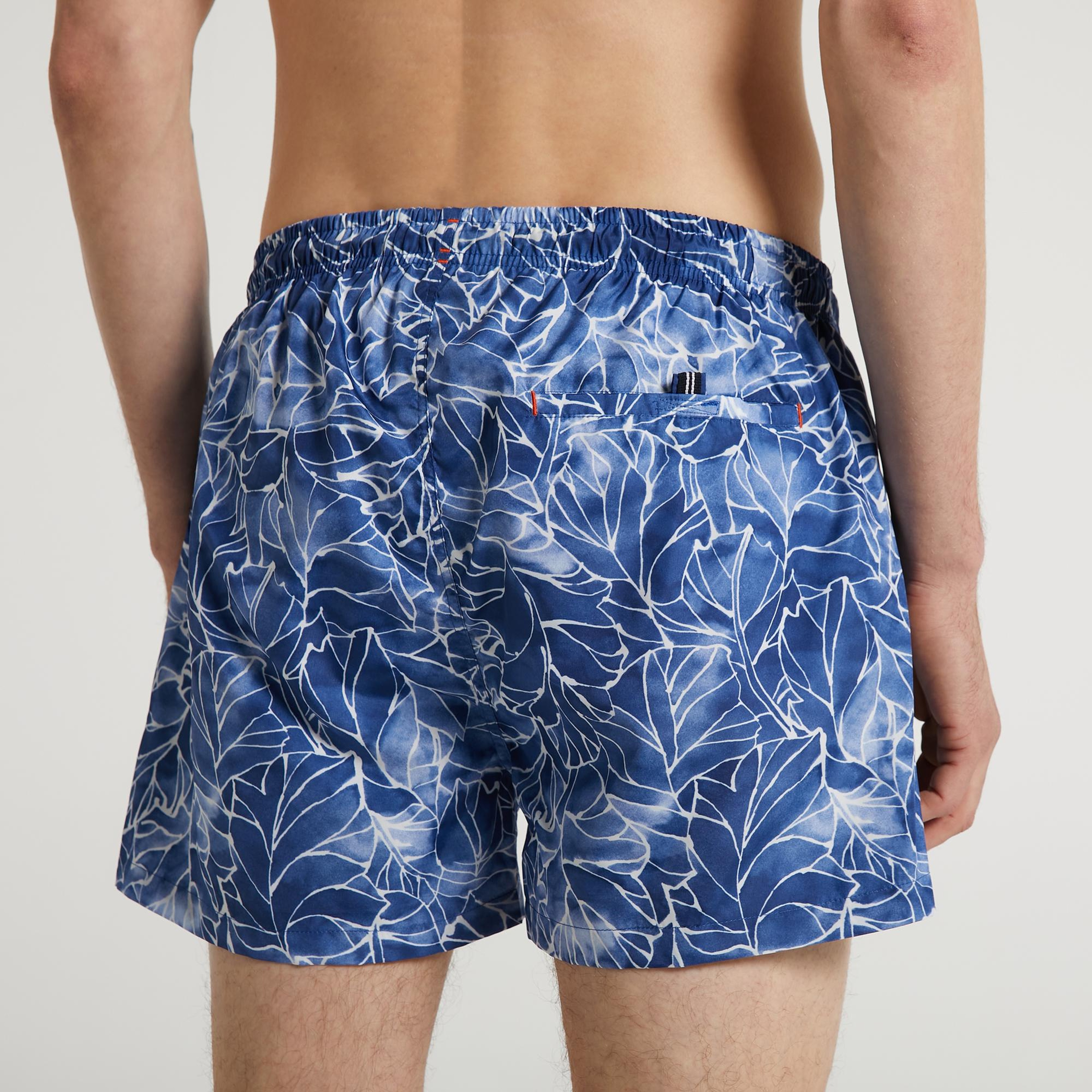 Nautica Erkek Mavi Standart Fit Deniz Şortu