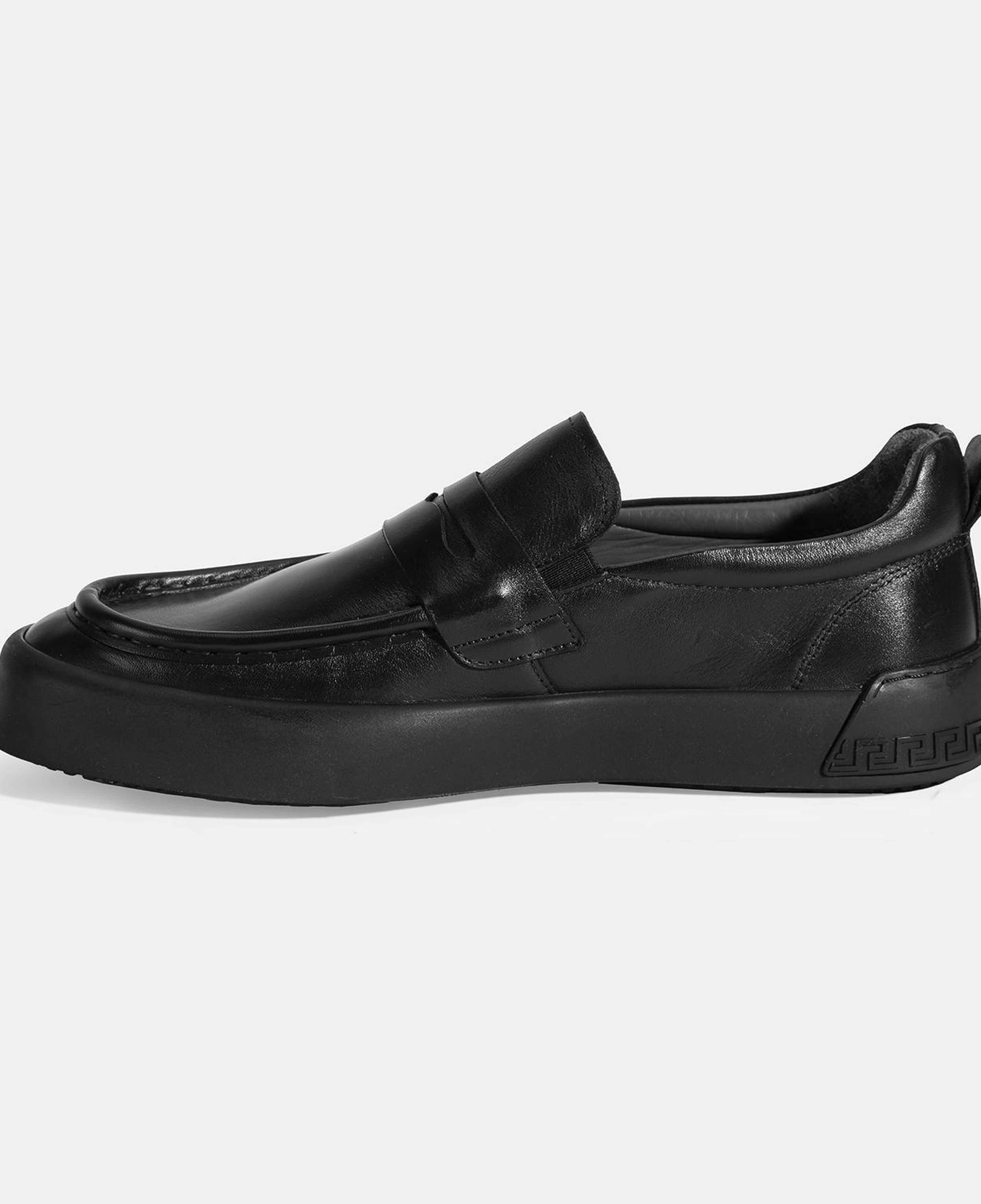 Erkek Siyah Deri Loafer