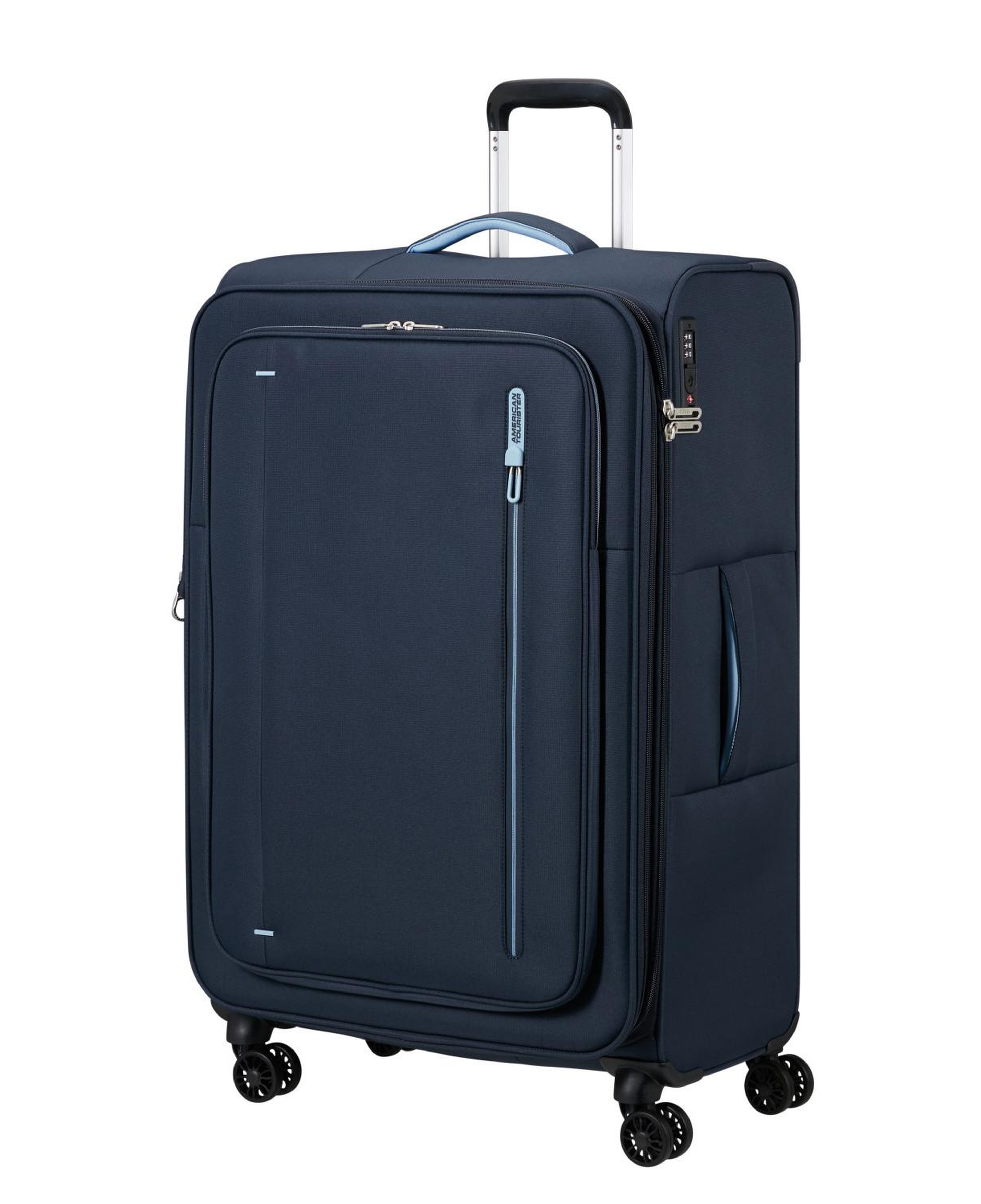 American Tourister Lacivert Cloudrider 4 Tekerlekli Büyük Boy Valiz 78 cm