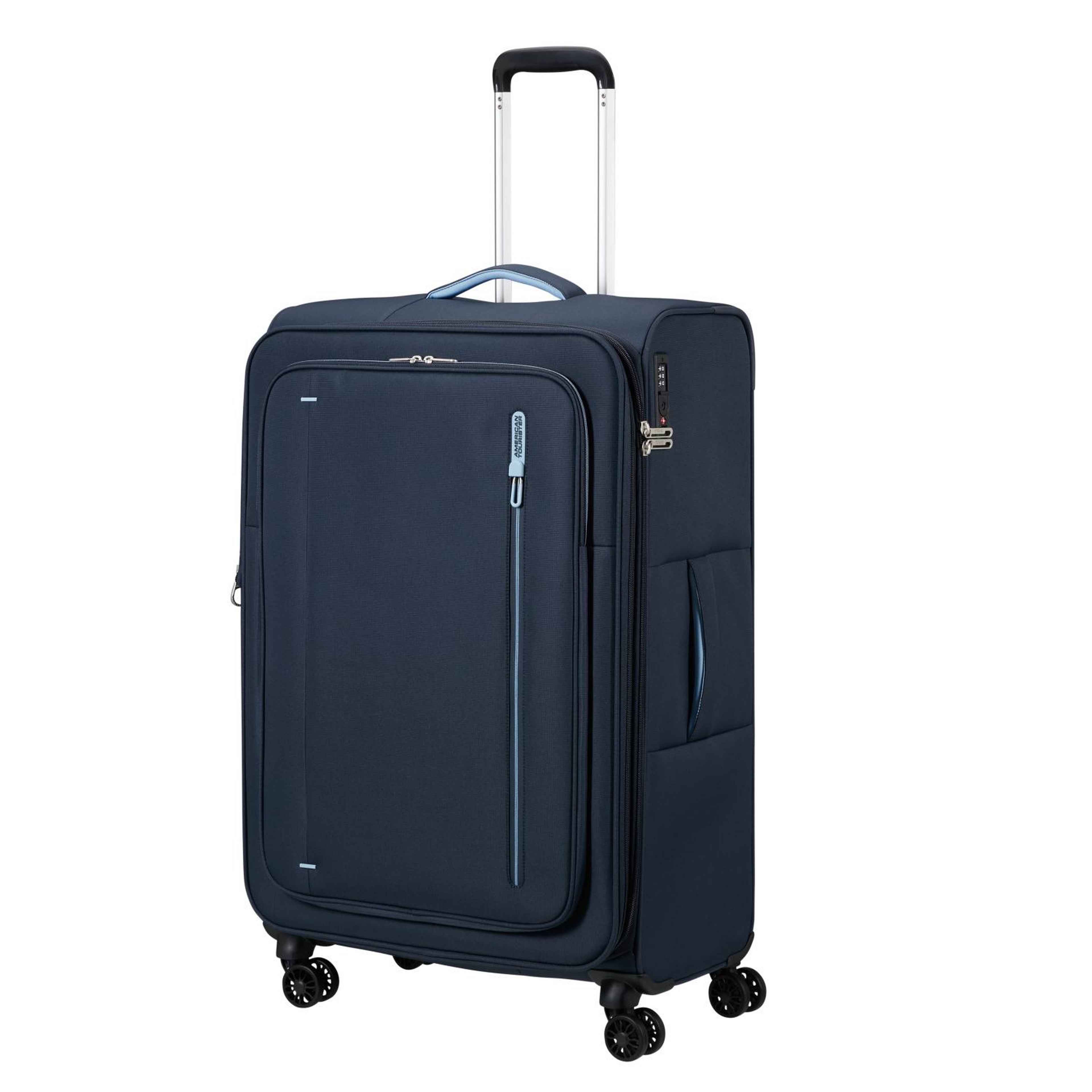 American Tourister Lacivert Cloudrider 4 Tekerlekli Büyük Boy Valiz 78 cm
