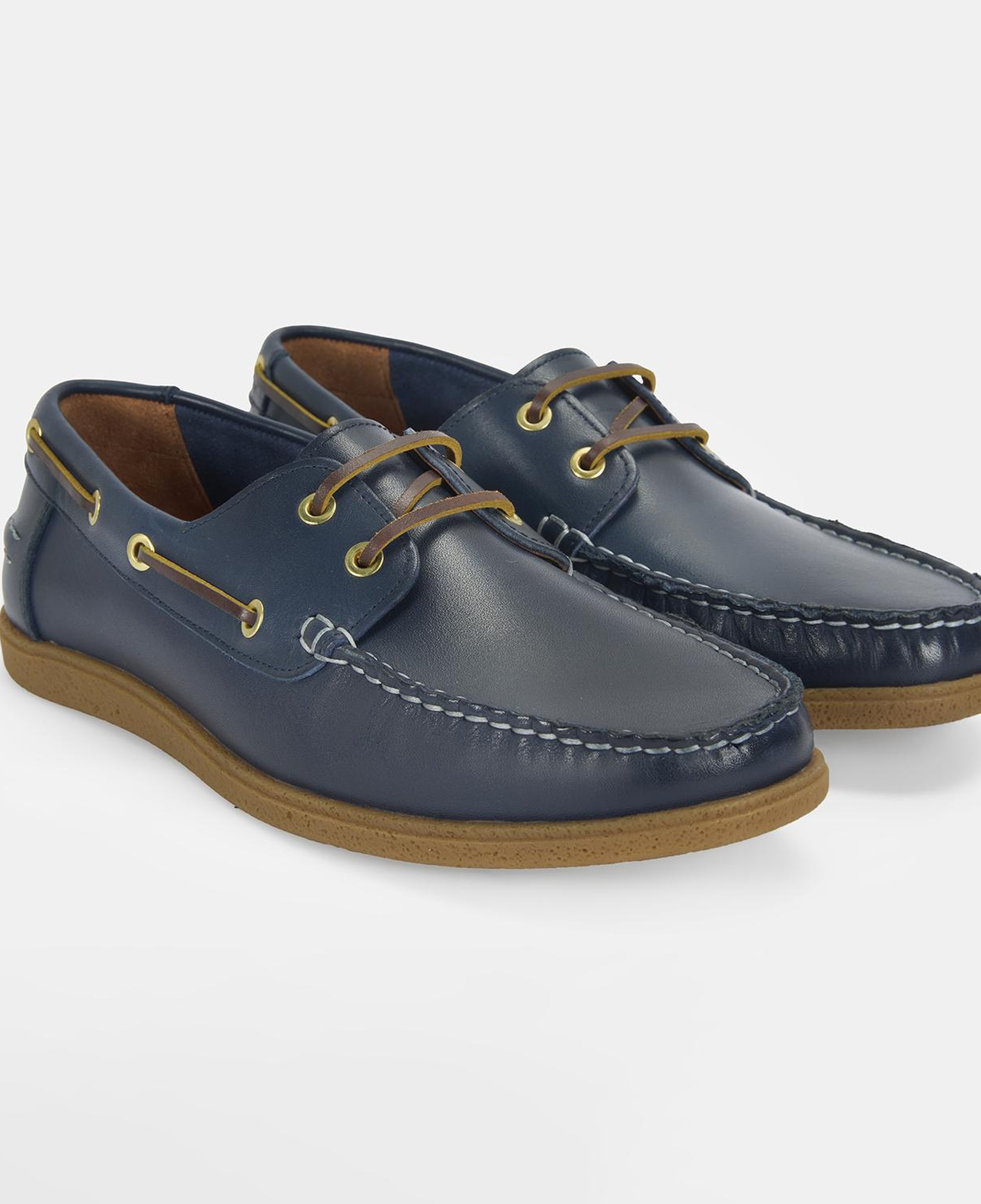 Leminna Lacivert Erkek Deri Tekne Günlük Ayakkabı