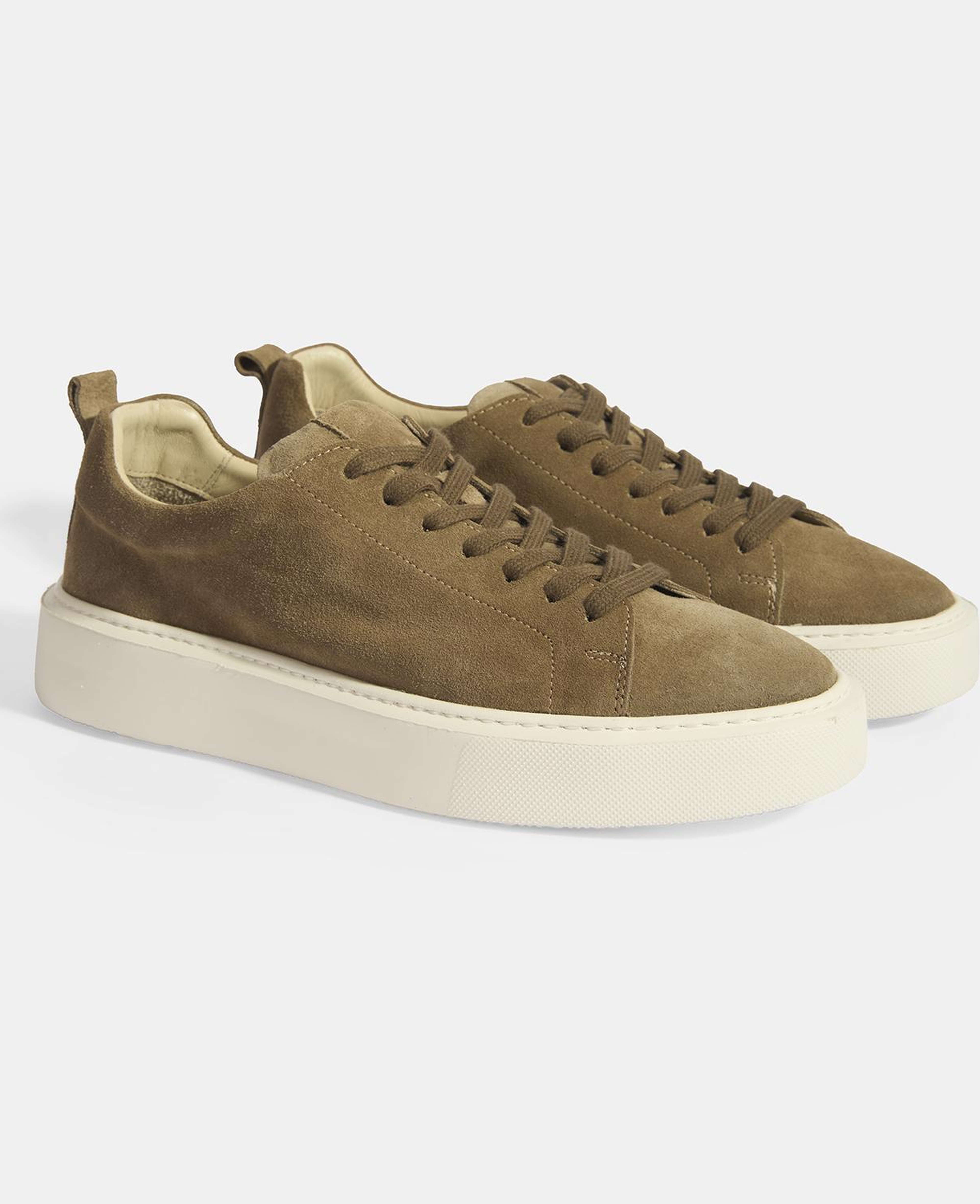 Erkek Vizon Bağcıklı Süet Günlük Ayakkabı