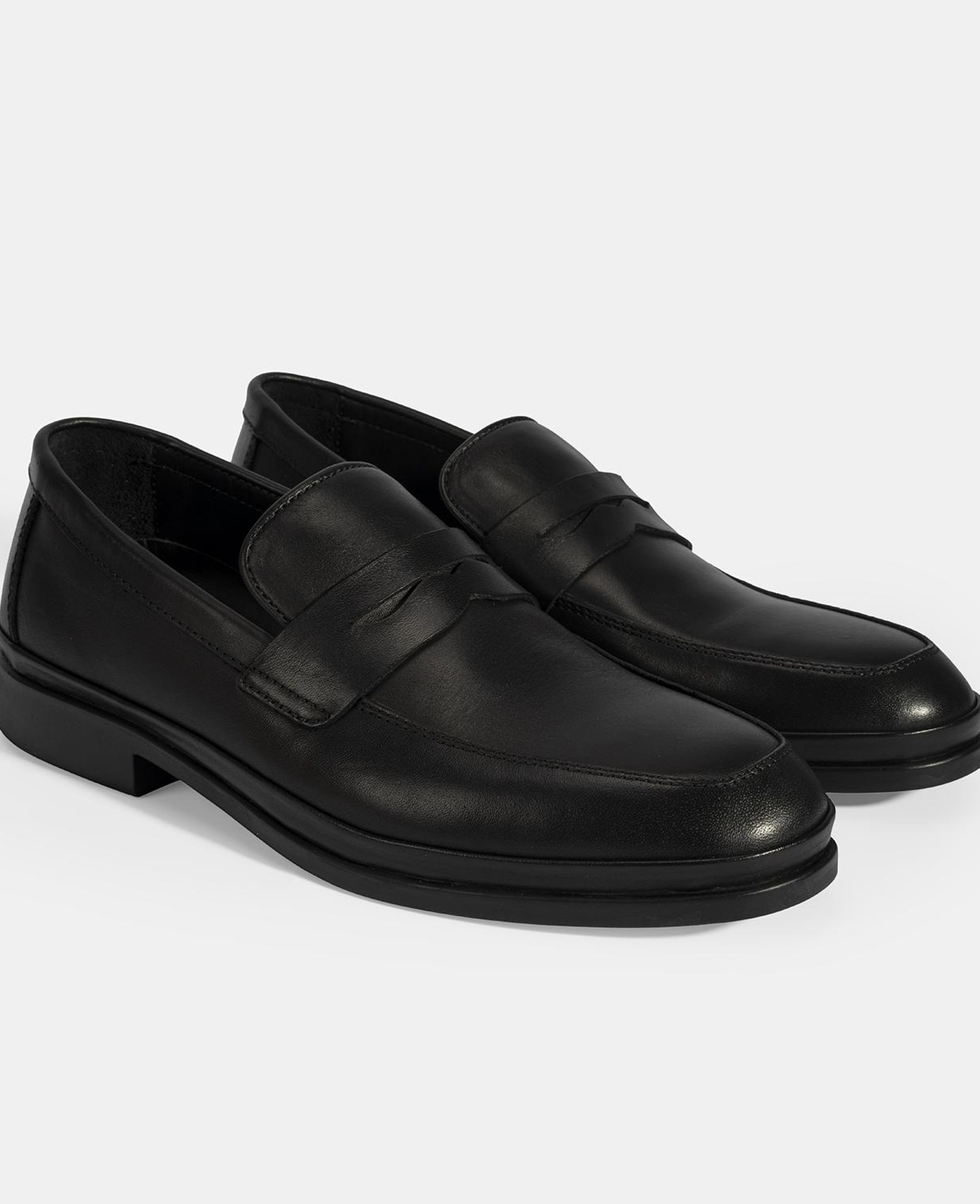 Erkek Siyah DesaComfort Deri Loafer