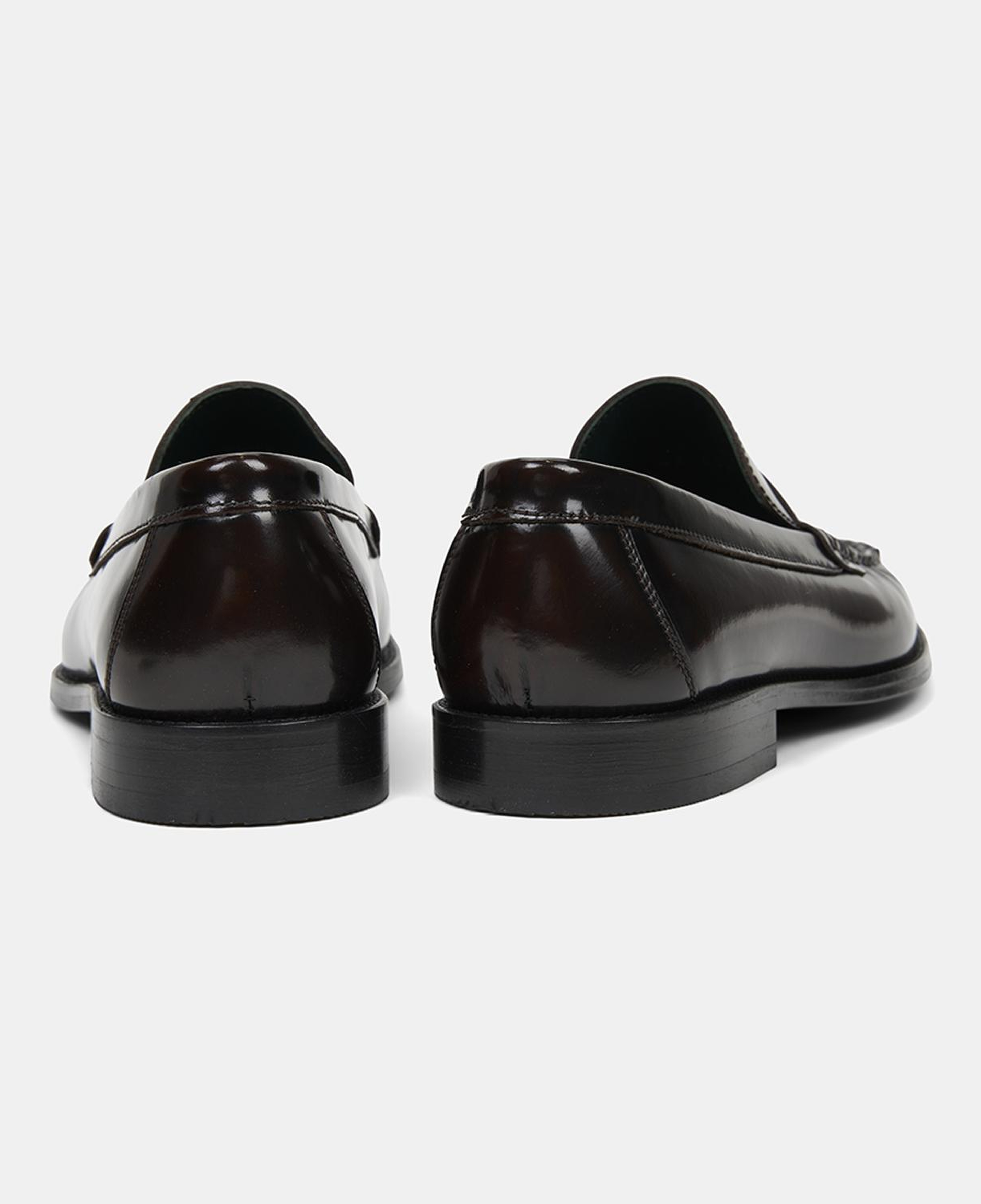 Erkek Bordo Klasik Deri Loafer