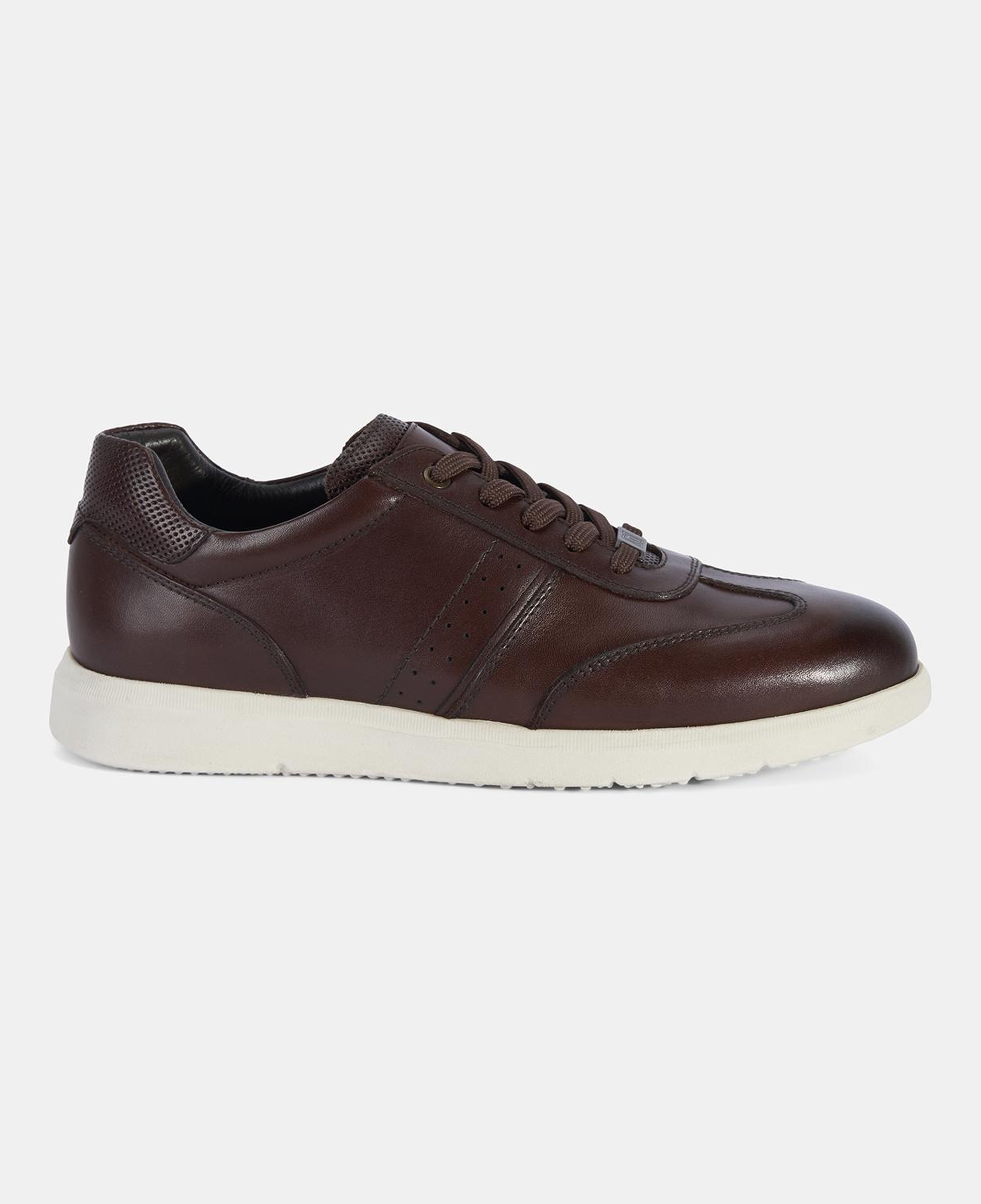 Erkek Kahve DesaComfort Deri Sneaker