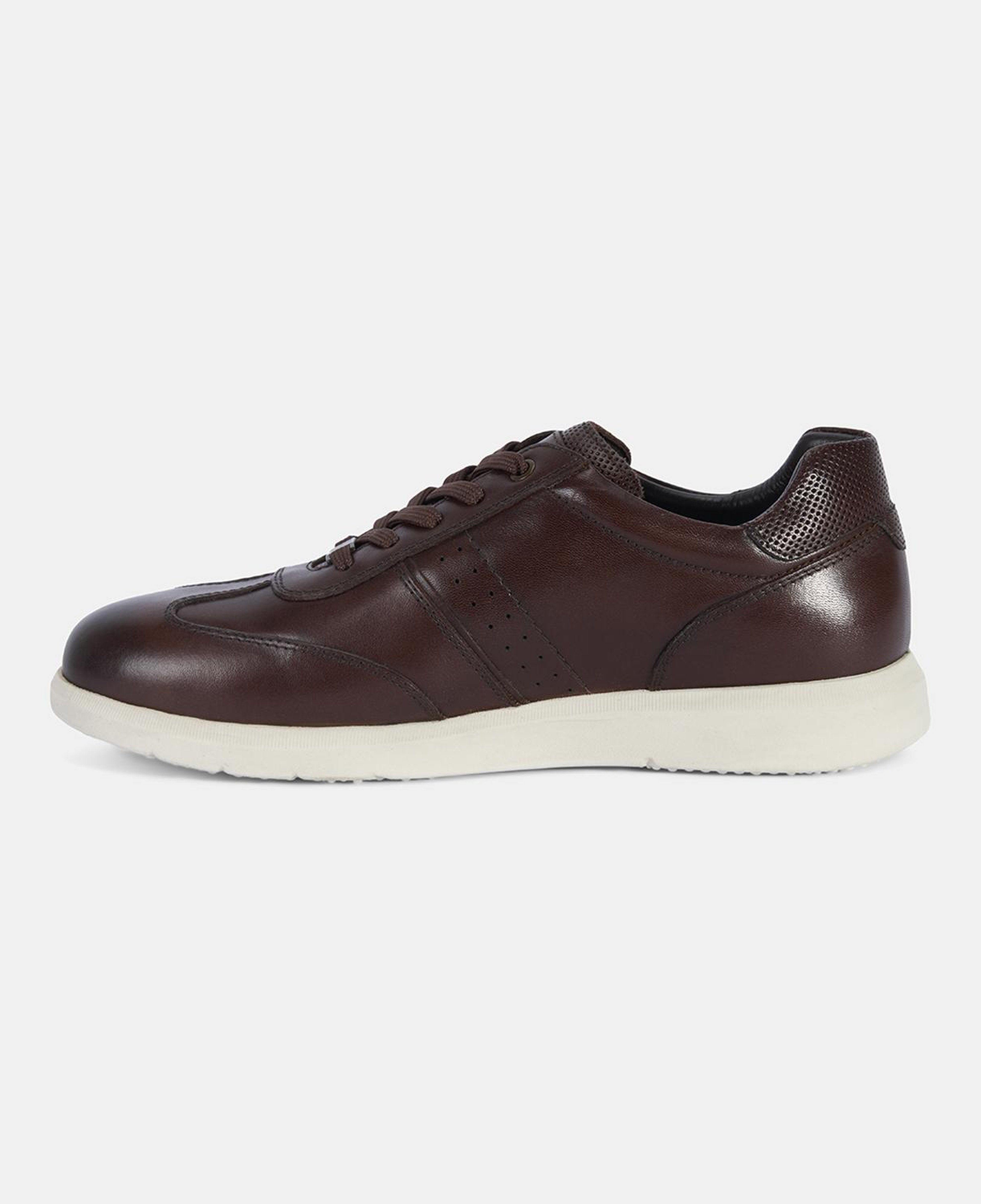 Erkek Kahve DesaComfort Deri Sneaker