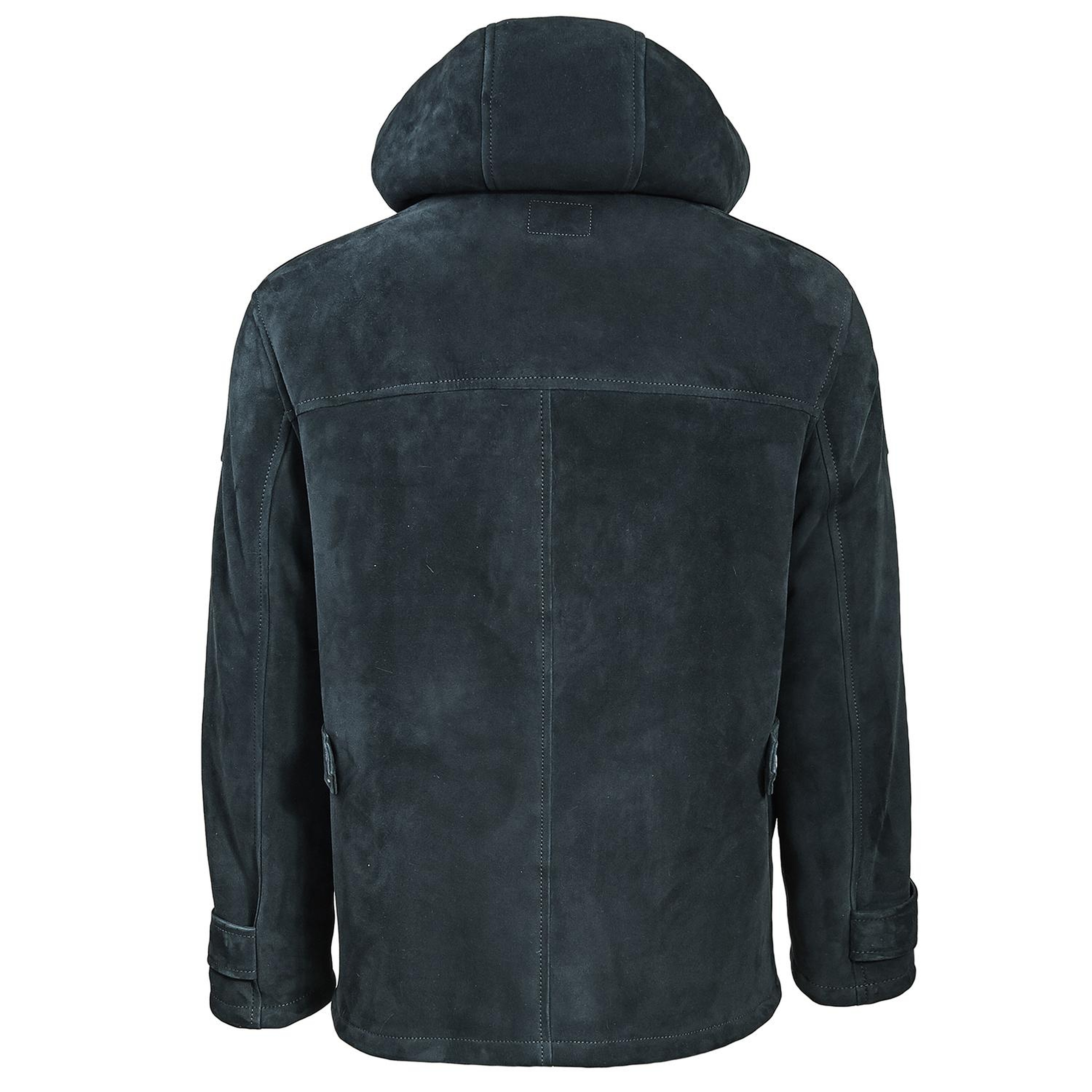 Lacivert Dione Erkek Kürk Kaban